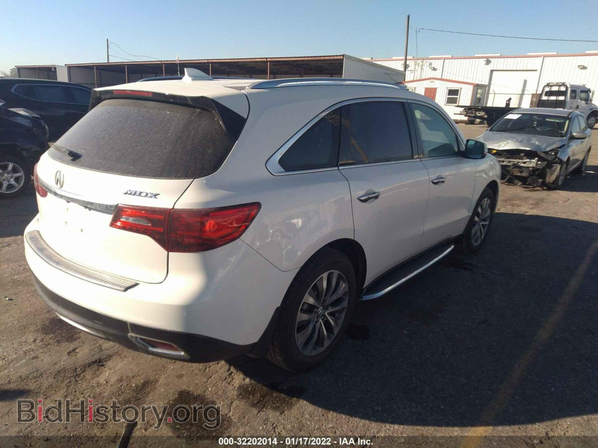 2014 ACURA MDX - VIN: 5FRYD3H65EB013142 - Фото 4