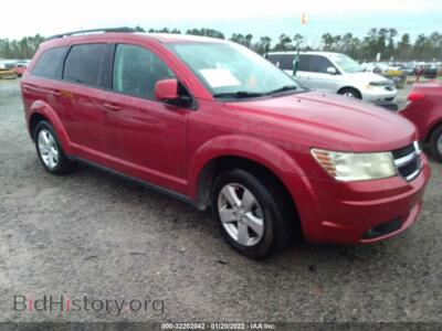 2010 Dodge JOURNEY SXT, бордовый — VIN 3D4PG5FV1AT191039, IAAI
