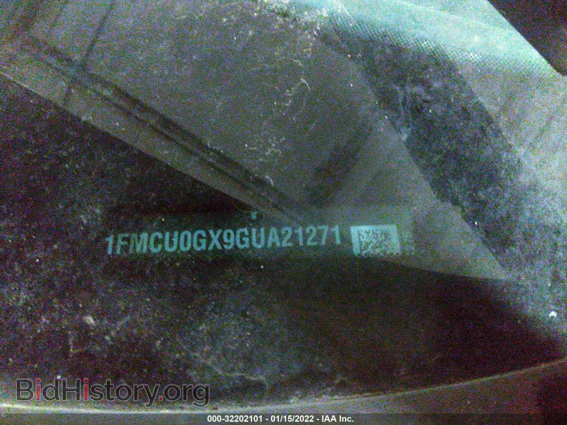 2016 FORD ESCAPE - VIN: 1FMCU0GX9GUA21271 - Фото 9