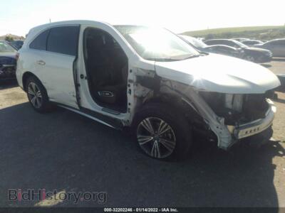 2019 Acura MDX, белый — VIN 5J8YD3H35KL004989, IAAI