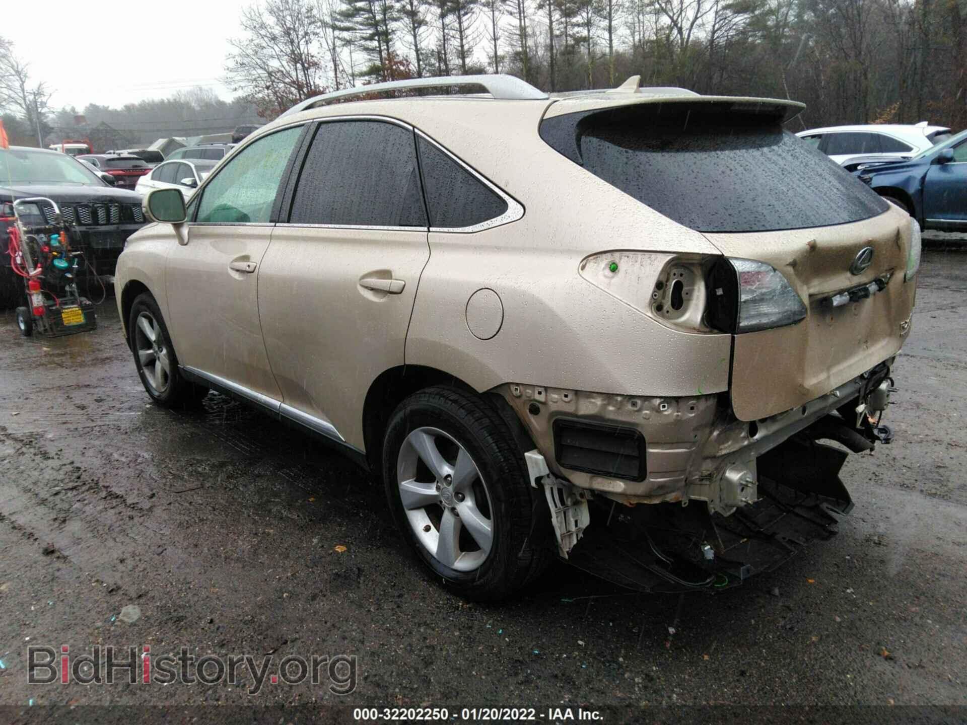 2011 LEXUS RX 350 - VIN: 2T2BK1BA2BC086737 - Фото 3