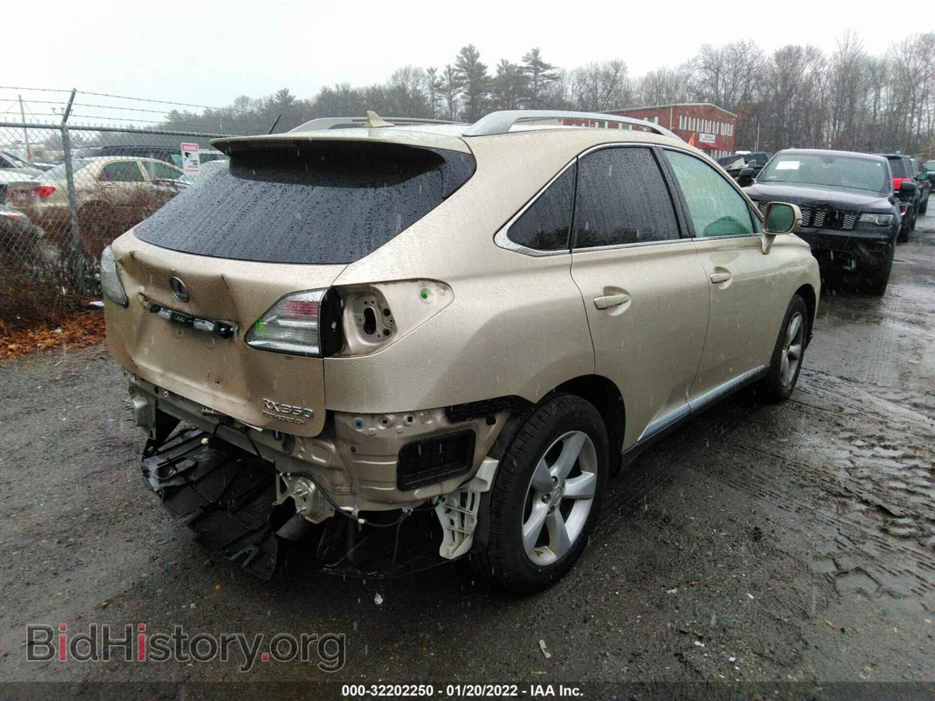 2011 LEXUS RX 350 - VIN: 2T2BK1BA2BC086737 - Фото 4