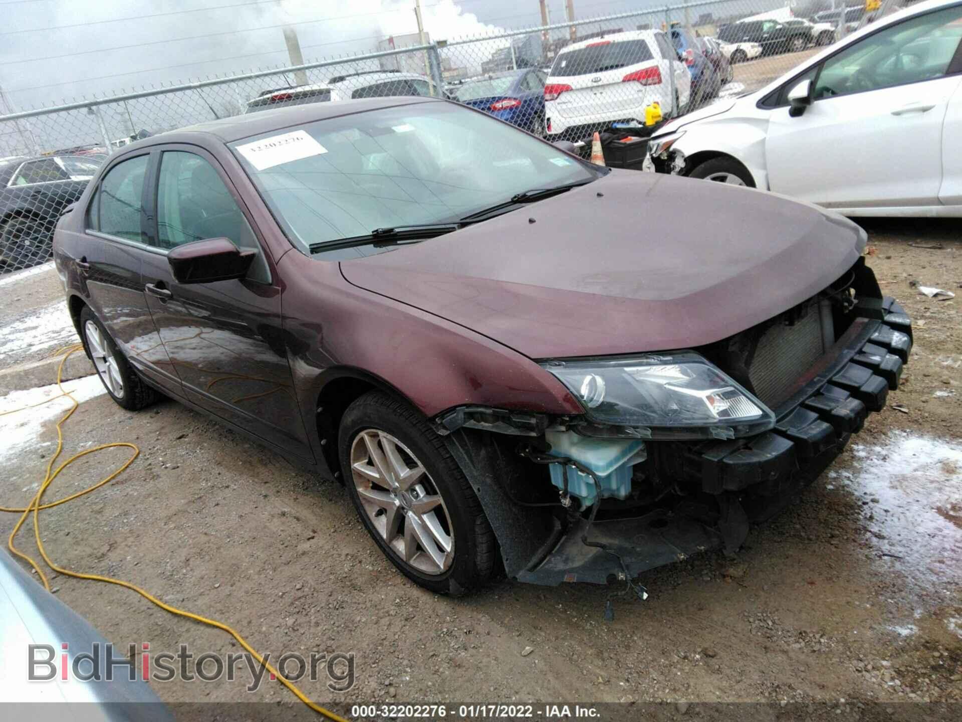 Photo 3FAHP0JA4CR142562 - FORD FUSION 2012