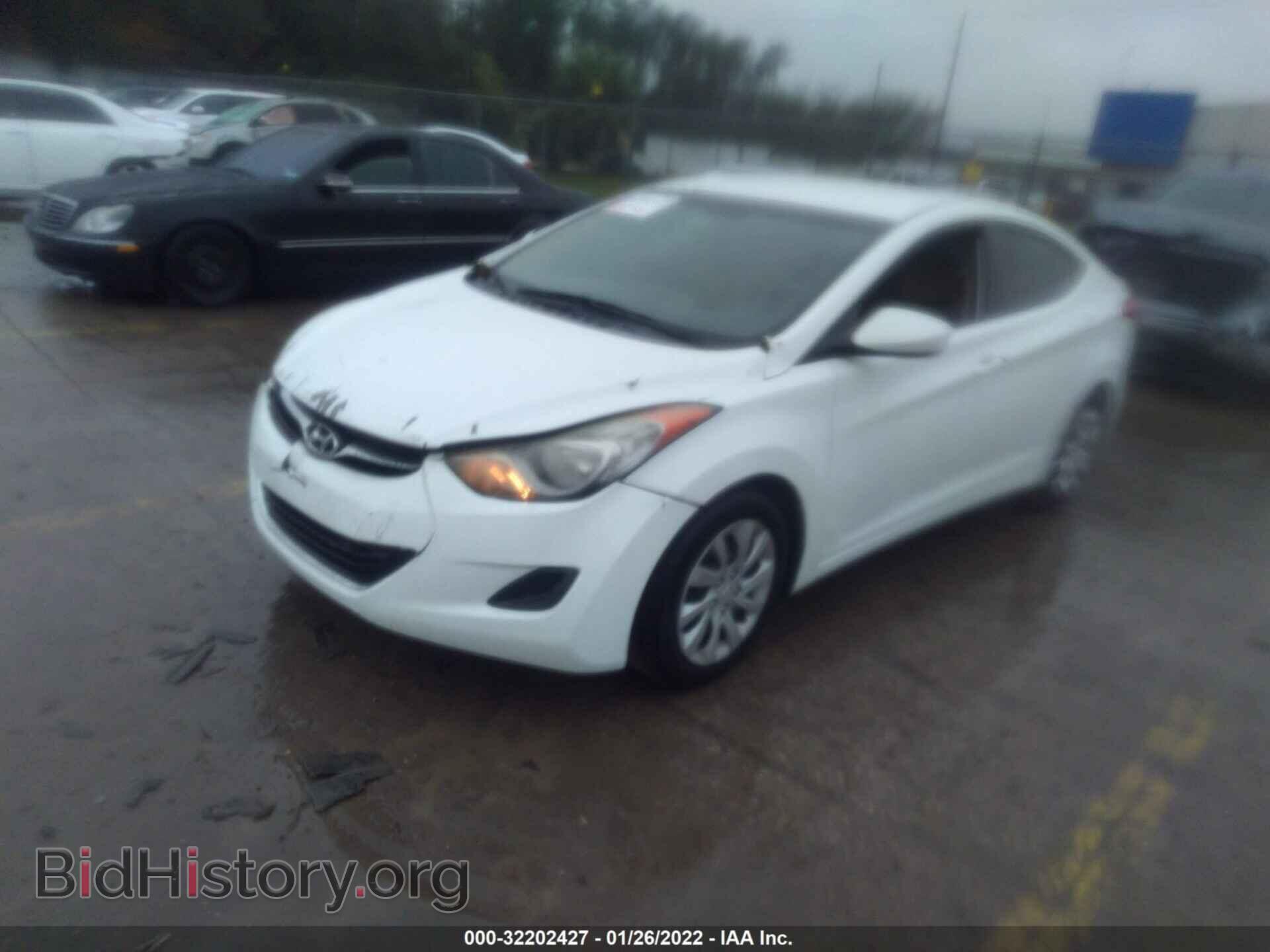 2011 HYUNDAI ELANTRA - VIN: 5NPDH4AE7BH010607 - Photo 2