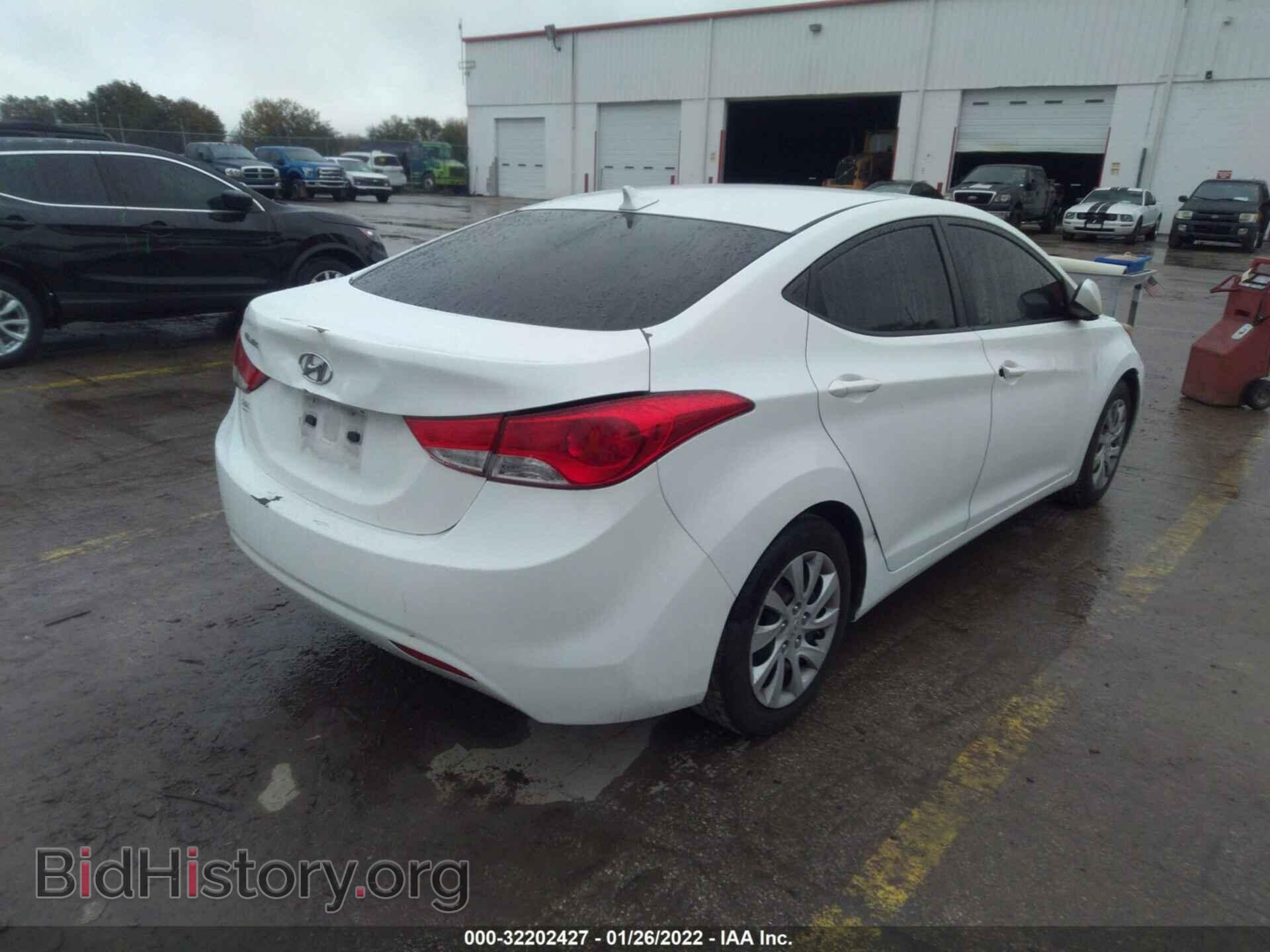 2011 HYUNDAI ELANTRA - VIN: 5NPDH4AE7BH010607 - Photo 4