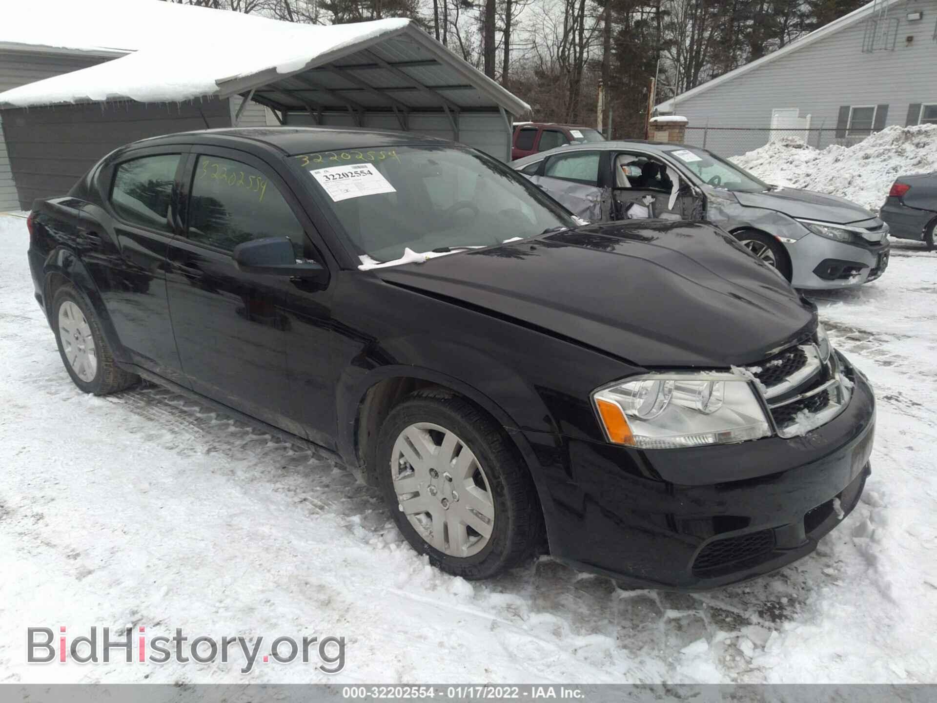 Photo 1C3CDZAB6EN228573 - DODGE AVENGER 2014