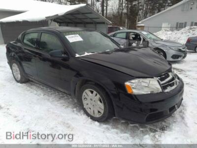 2014 Dodge AVENGER SE, black — VIN 1C3CDZAB6EN228573, IAAI