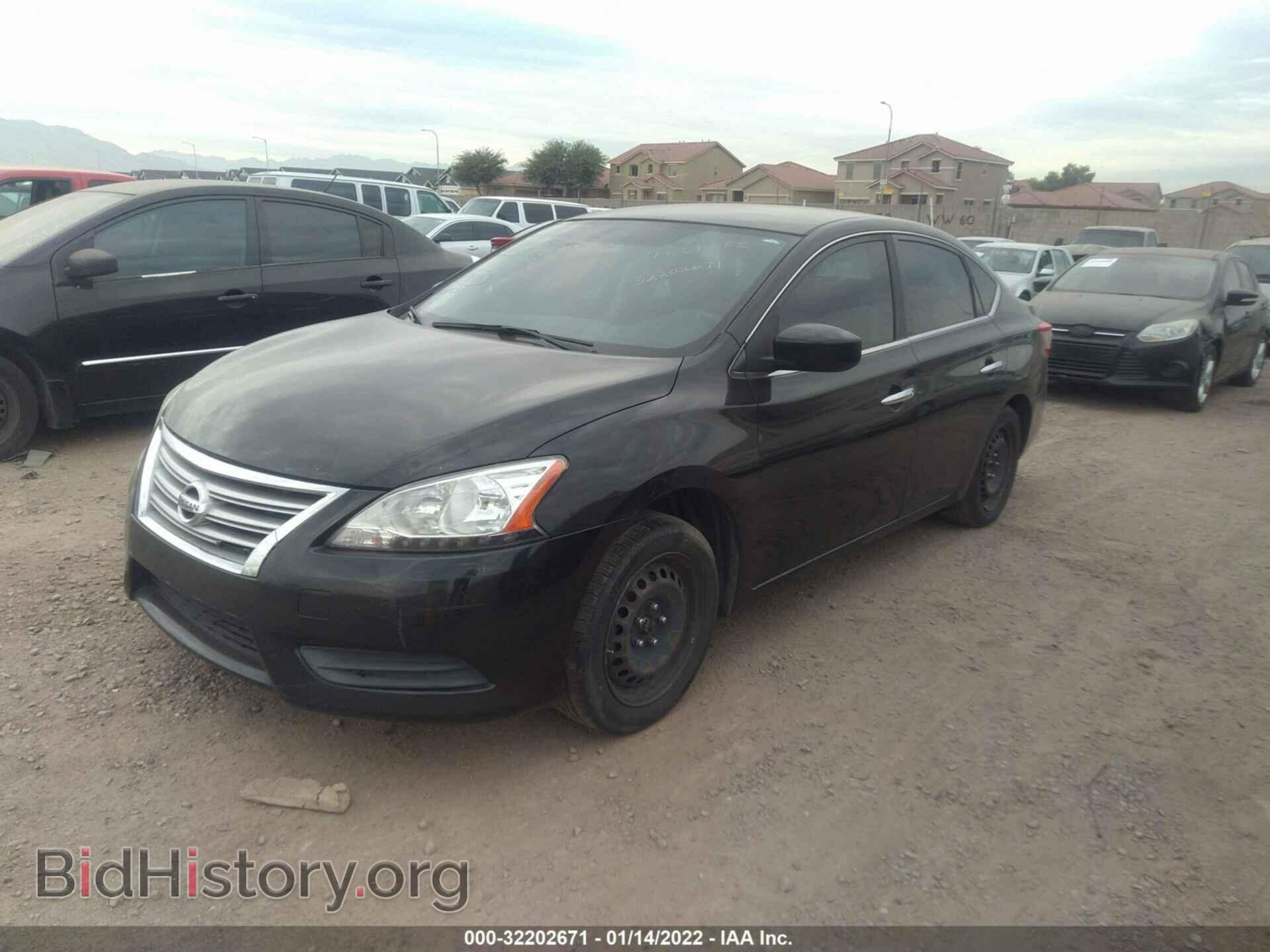2013 NISSAN SENTRA - VIN: 3N1AB7AP2DL724738 - Фото 2