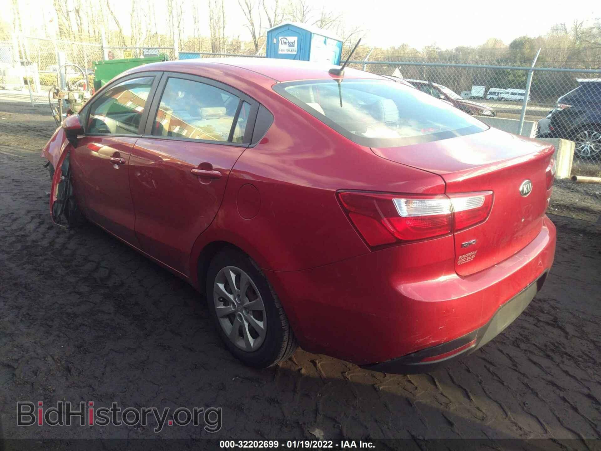 2013 KIA RIO - VIN: KNADM4A33D6257479 - Фото 3