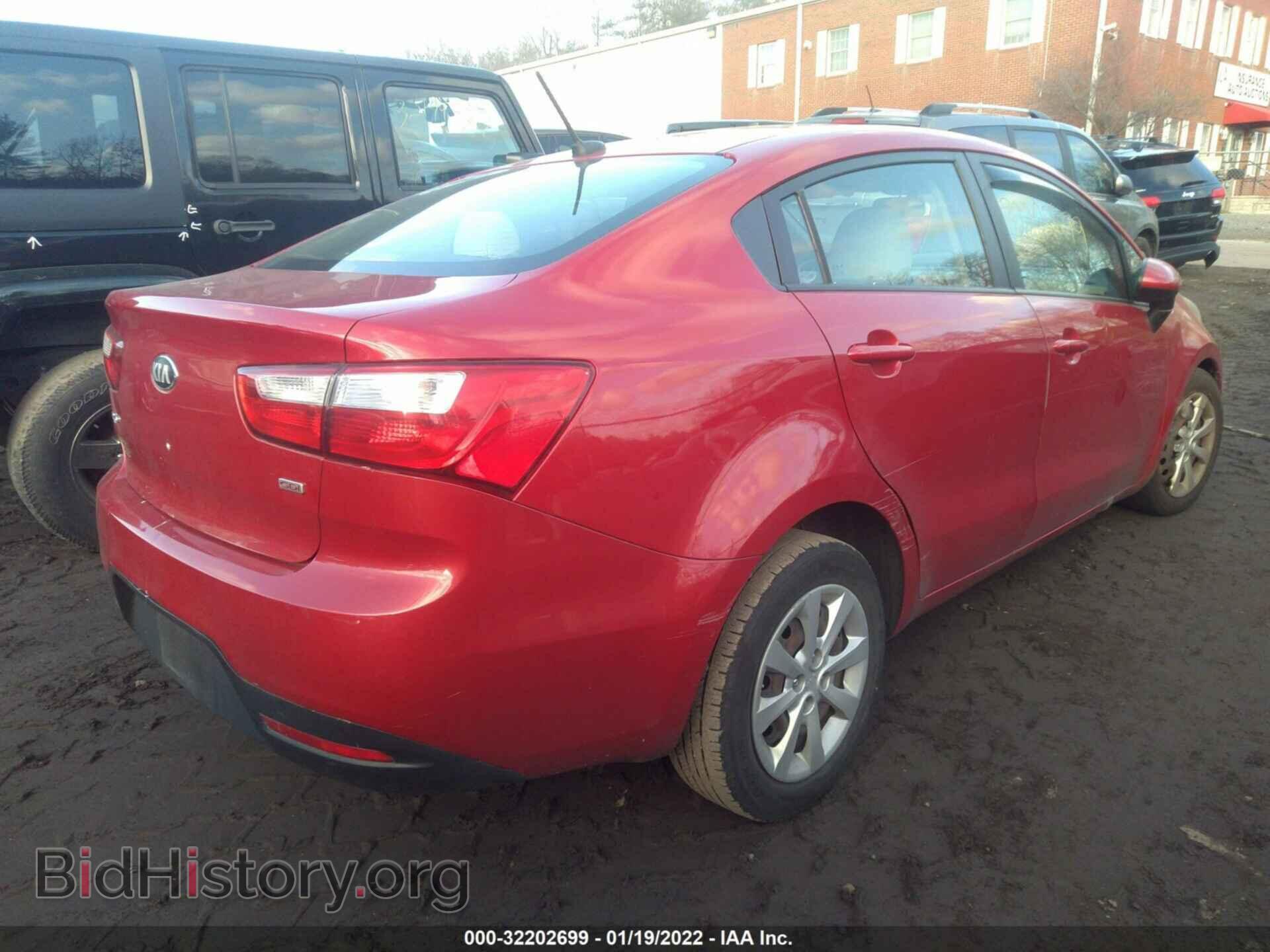 2013 KIA RIO - VIN: KNADM4A33D6257479 - Фото 4