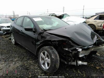 2016 Dodge DART SXT, black — VIN 1C3CDFBB4GD570657, IAAI