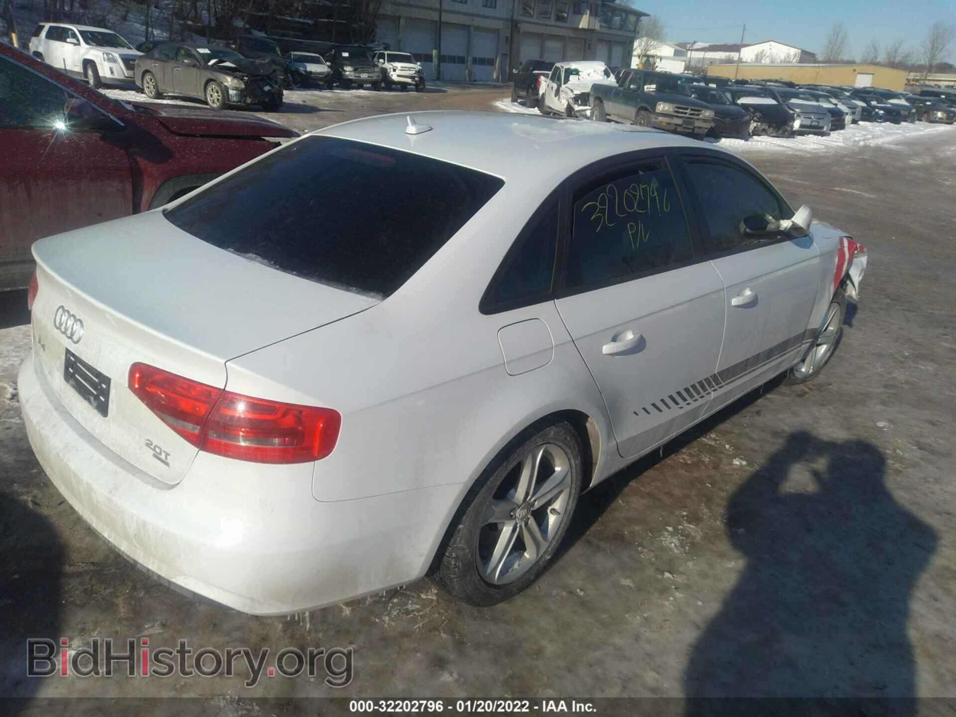 2013 AUDI A4 - VIN: WAUBFAFL2DN041508 - Фото 4