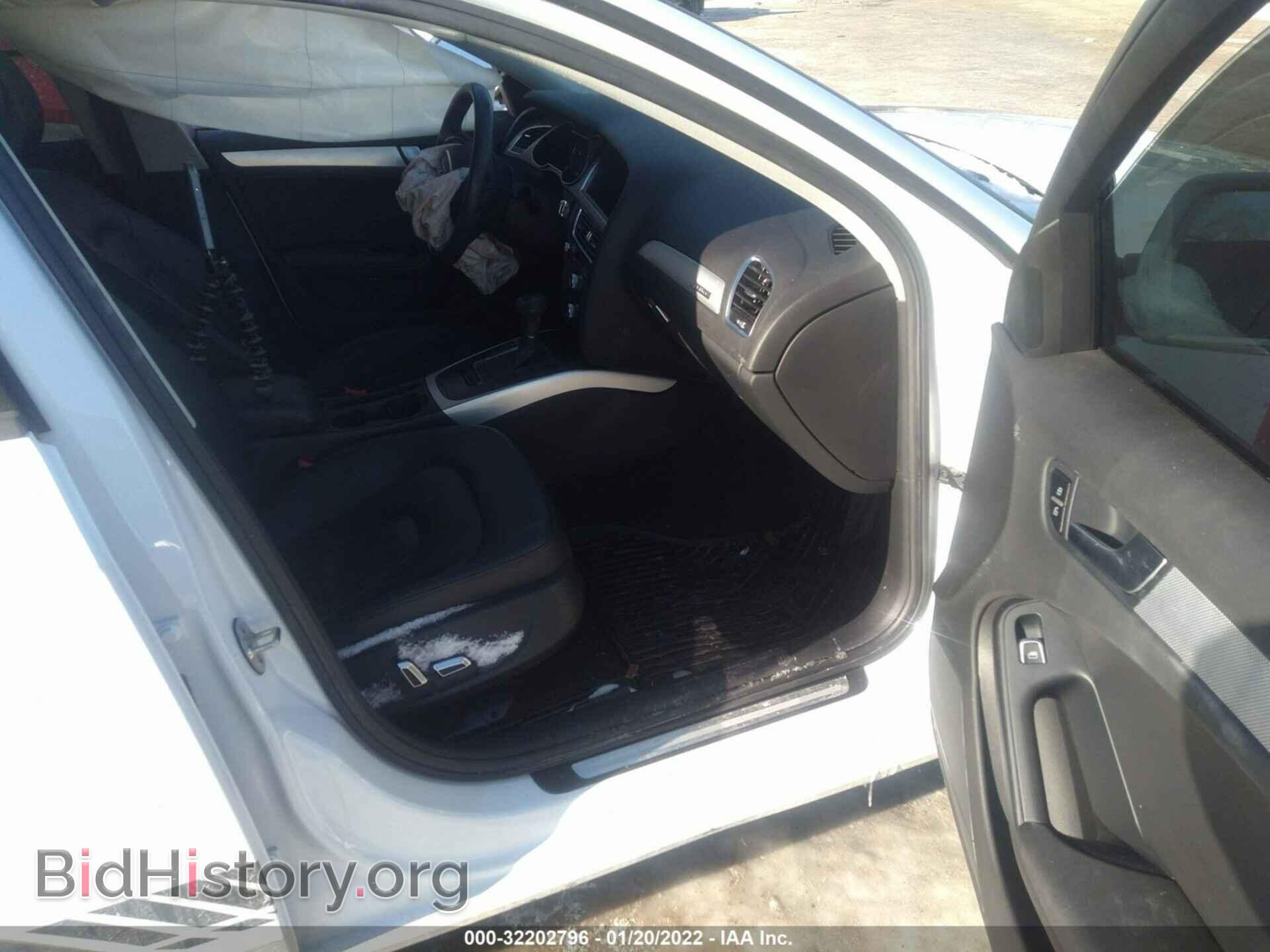 2013 AUDI A4 - VIN: WAUBFAFL2DN041508 - Фото 5