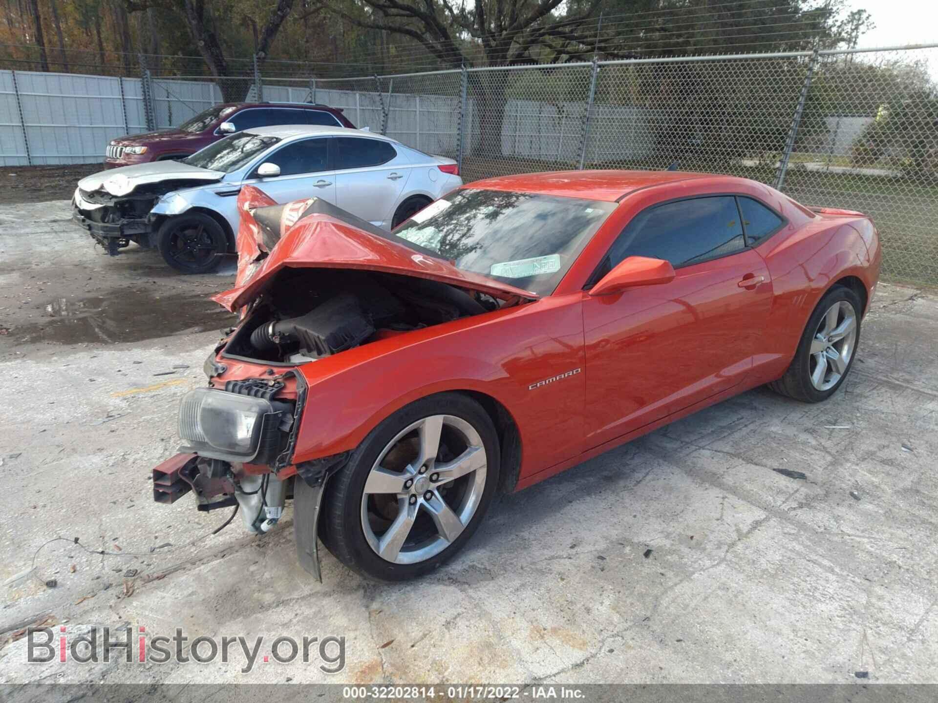 2013 CHEVROLET CAMARO - VIN: 2G1FA1E32D9105952 - Фото 2