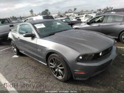2011 Ford MUSTANG GT, серый — VIN 1ZVBP8CF2B5163111, IAAI