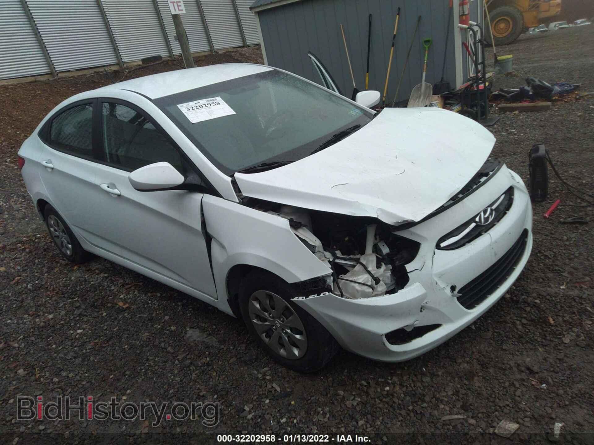 Photo KMHCT4AE5GU035489 - HYUNDAI ACCENT 2016