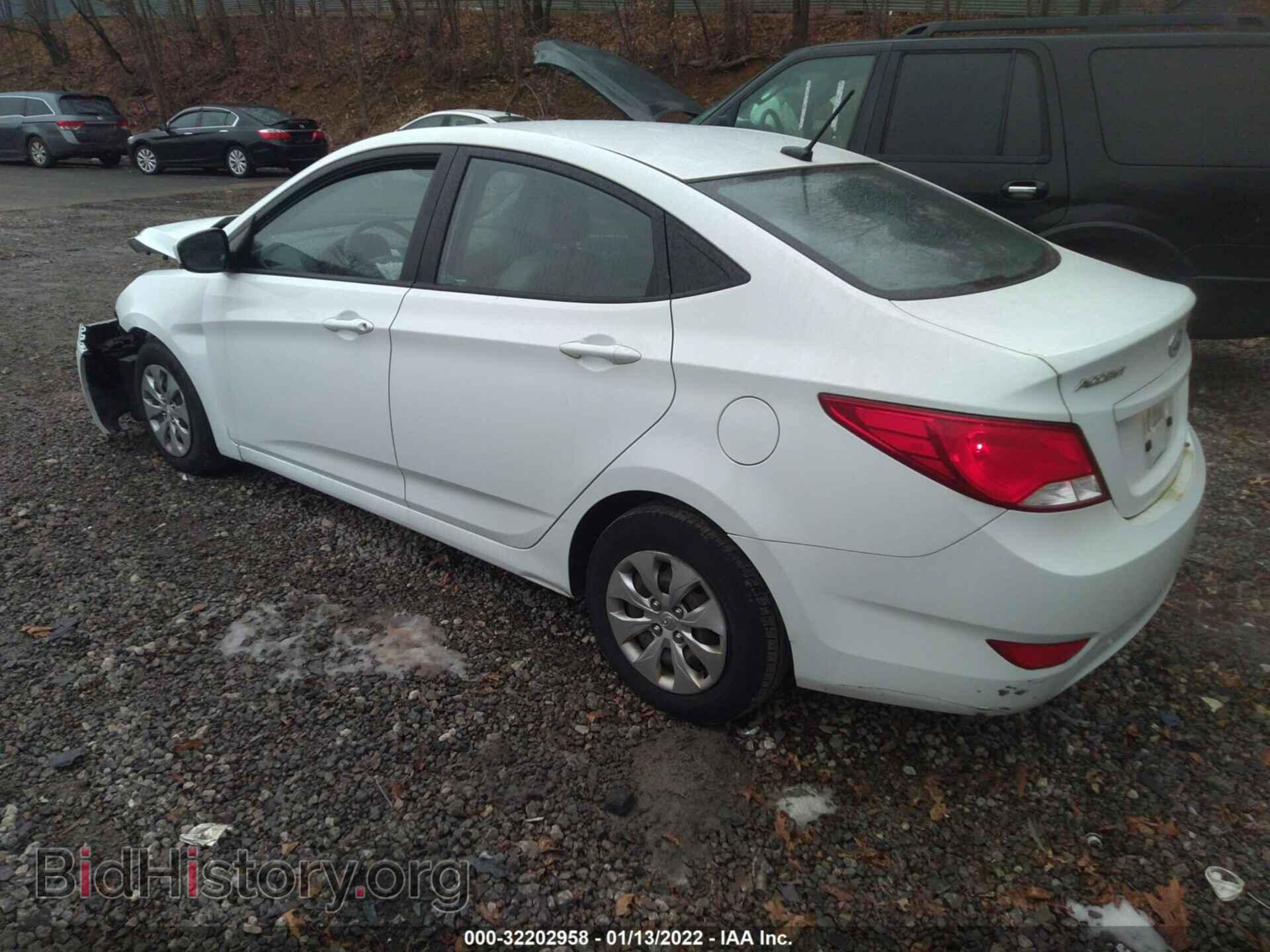 2016 HYUNDAI ACCENT - VIN: KMHCT4AE5GU035489 - Фото 3