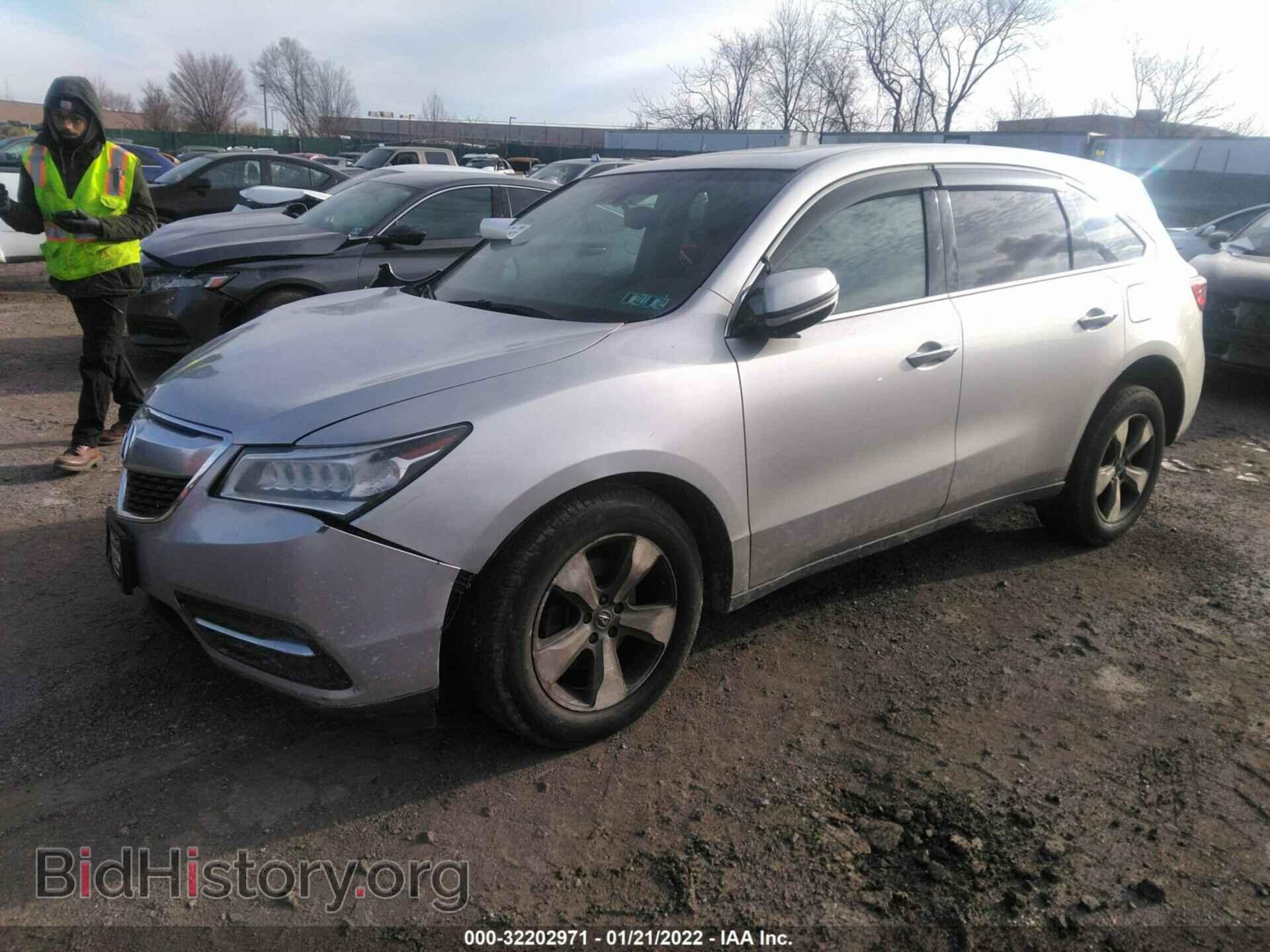Фотография 5FRYD4H26FB010920 - ACURA MDX 2015