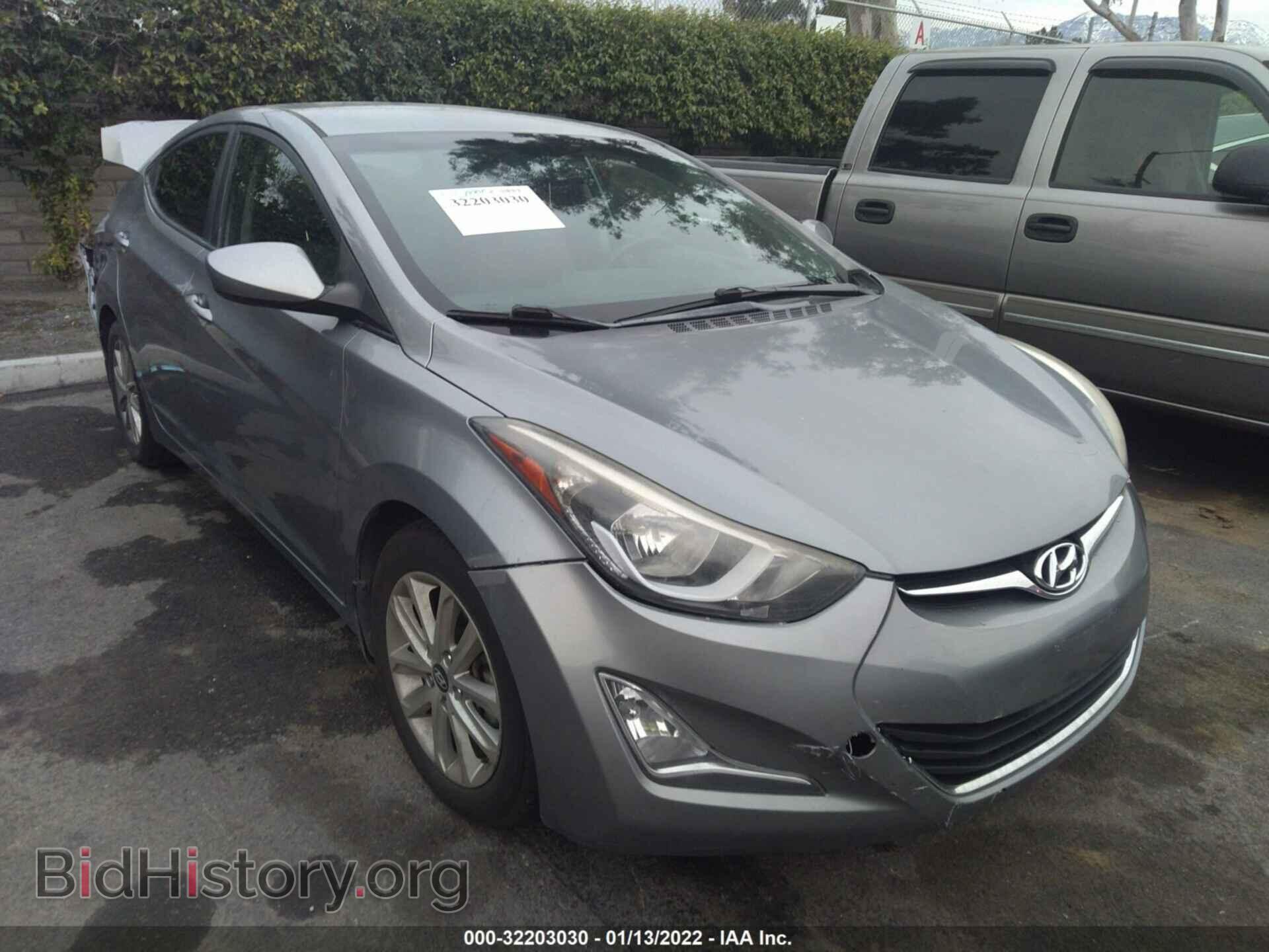 Фотография KMHDH4AE8EU168654 - HYUNDAI ELANTRA 2014
