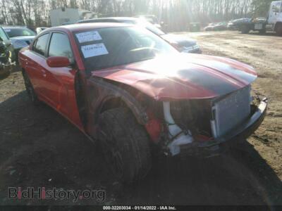 2016 Dodge CHARGER R/T, красный — VIN 2C3CDXCTXGH114758, IAAI