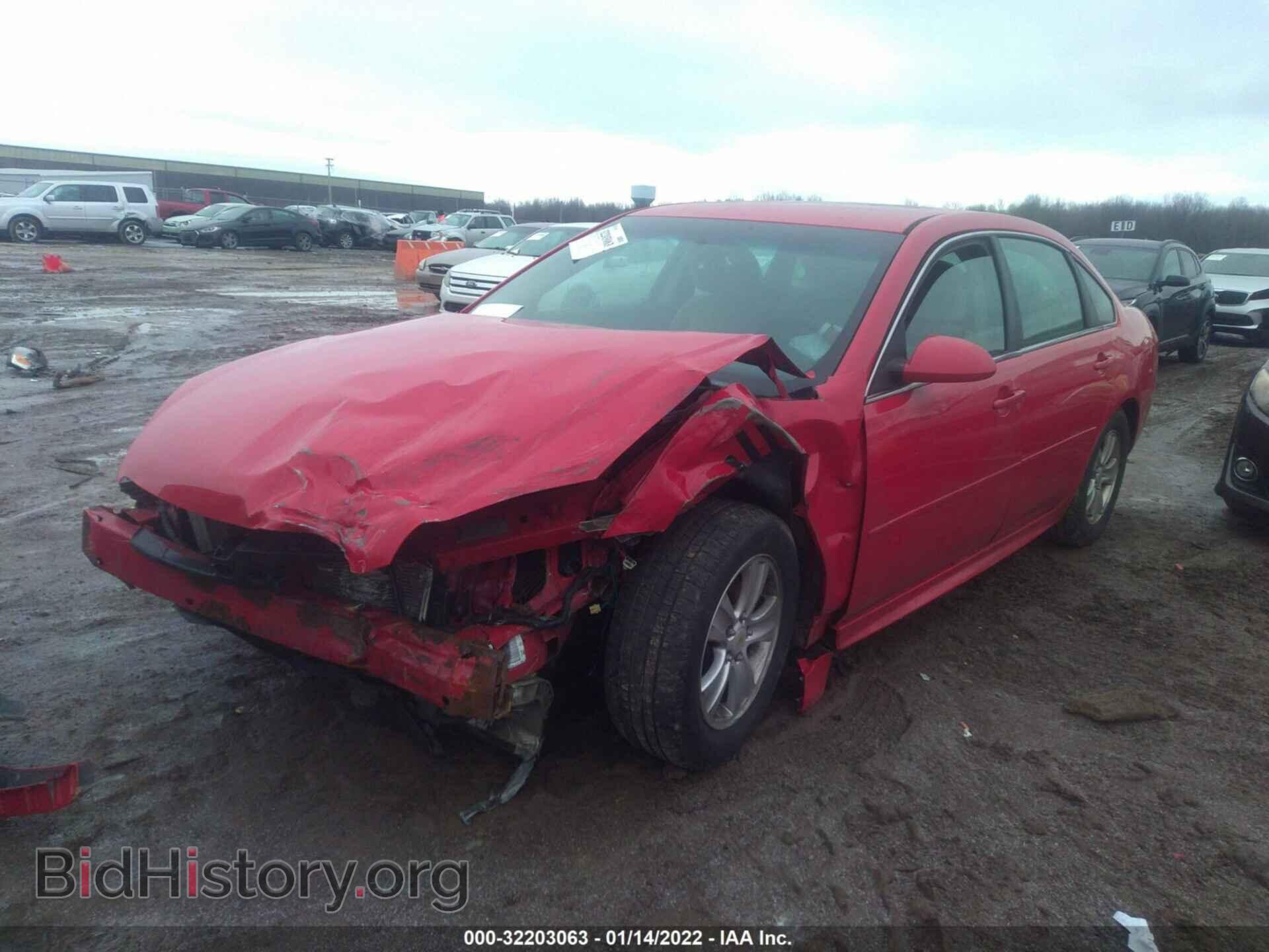 2013 CHEVROLET IMPALA - VIN: 2G1WF5E36D1195730 - Фото 2