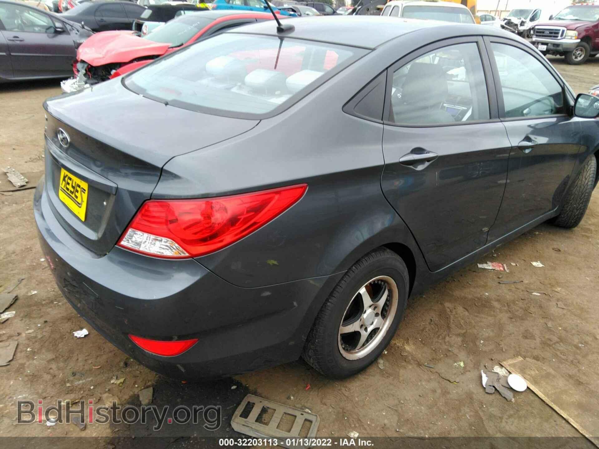 2012 HYUNDAI ACCENT - VIN: KMHCT4AE4CU222426 - Фото 4