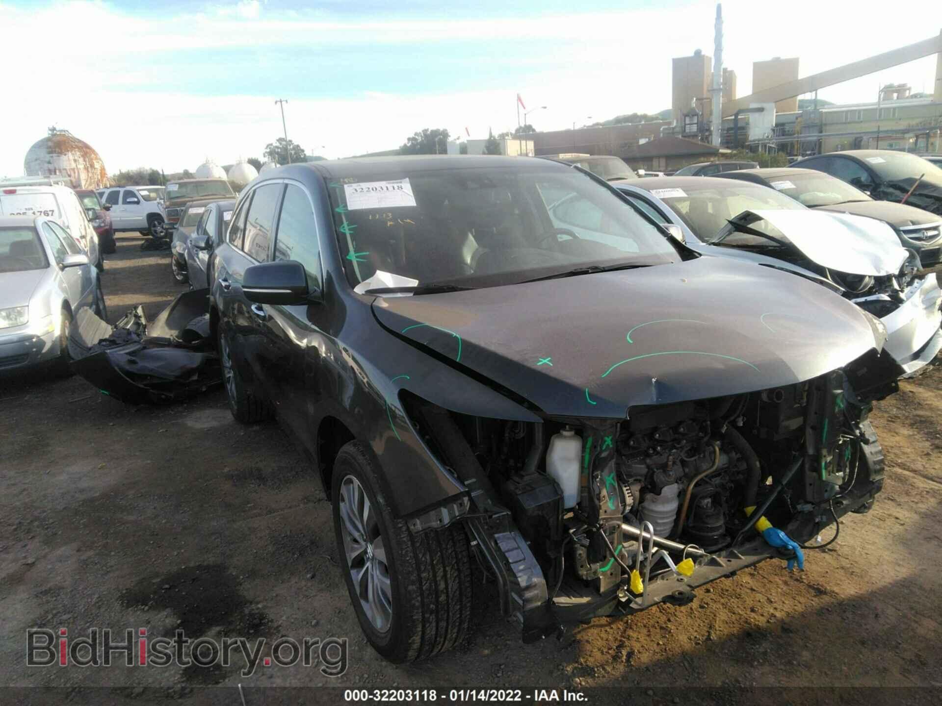 Фотография 5FRYD4H63FB015141 - ACURA MDX 2015