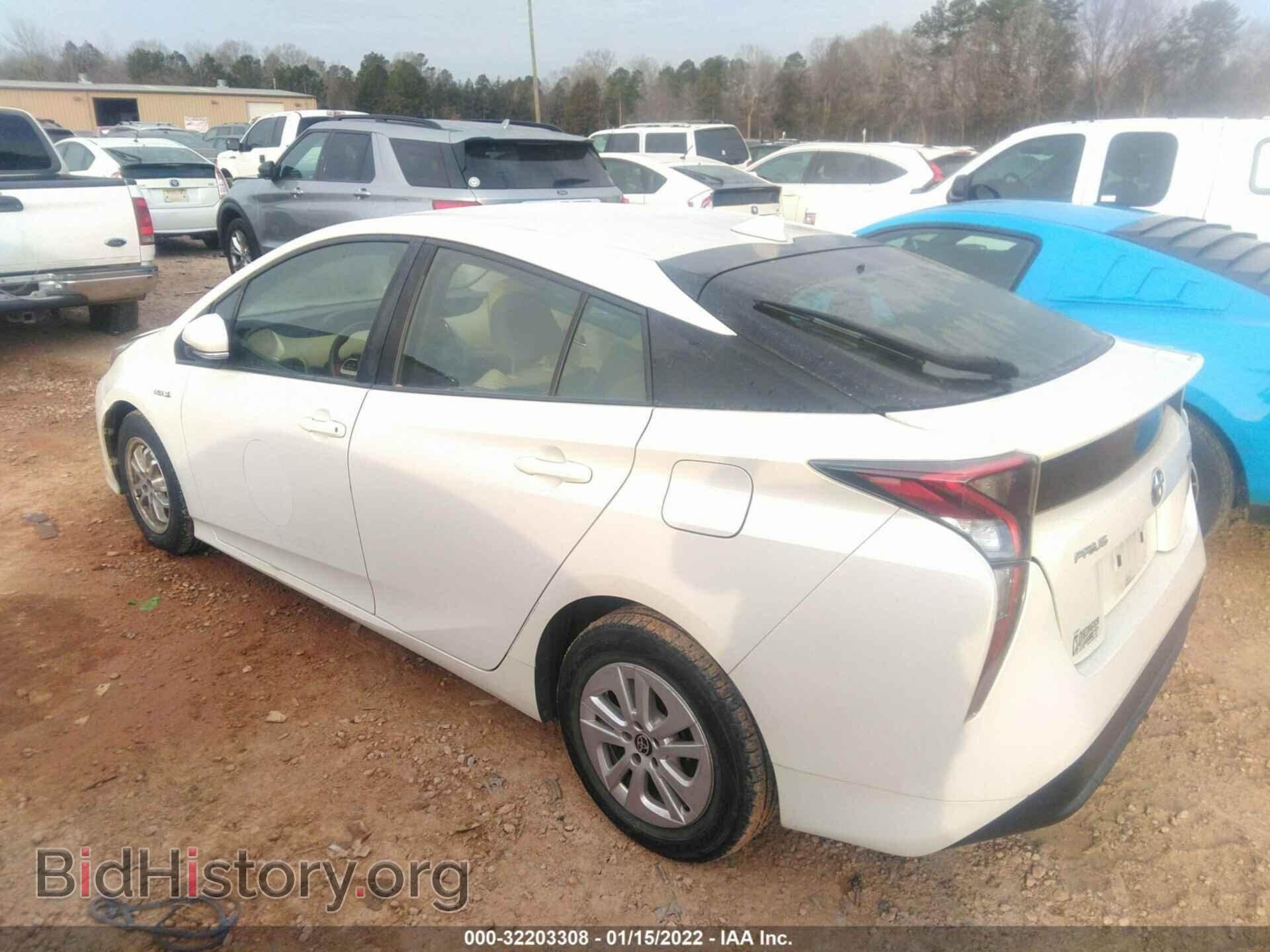 2016 TOYOTA PRIUS - VIN: JTDKBRFU3G3016476 - Фото 3