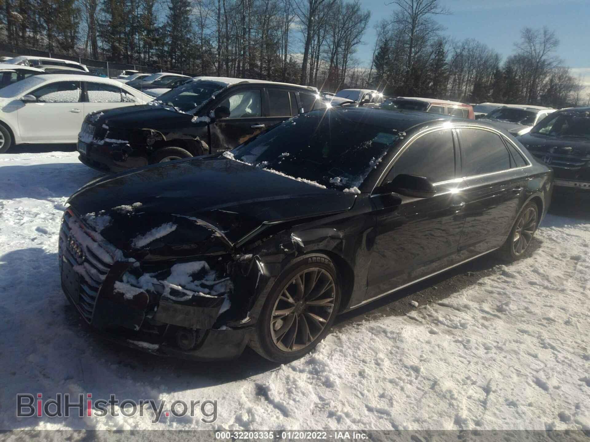 2011 AUDI A8 L - VIN: WAURVAFD4BN013653 - Фото 2