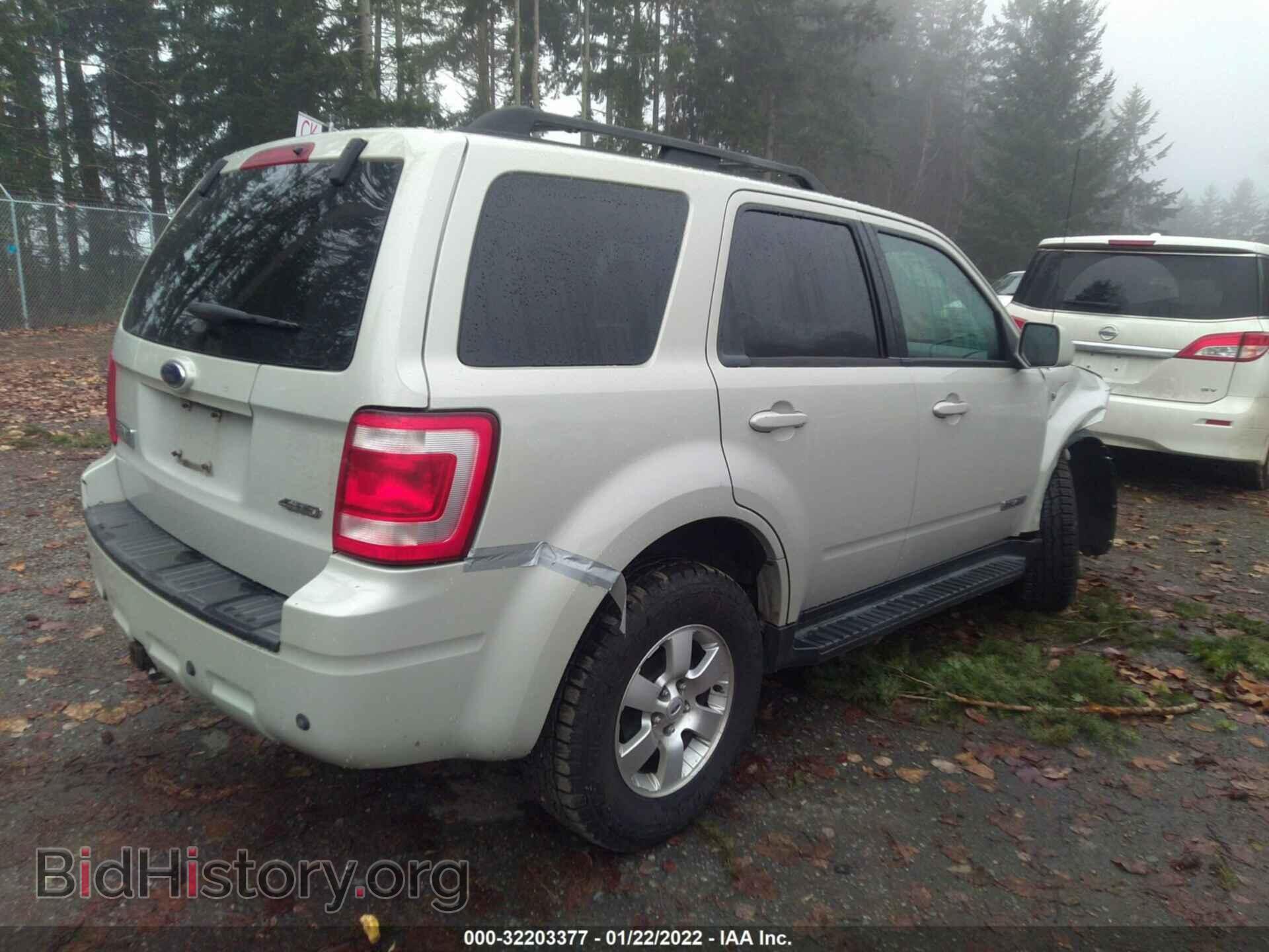 2008 FORD ESCAPE - VIN: 1FMCU941X8KB26001 - Фото 4