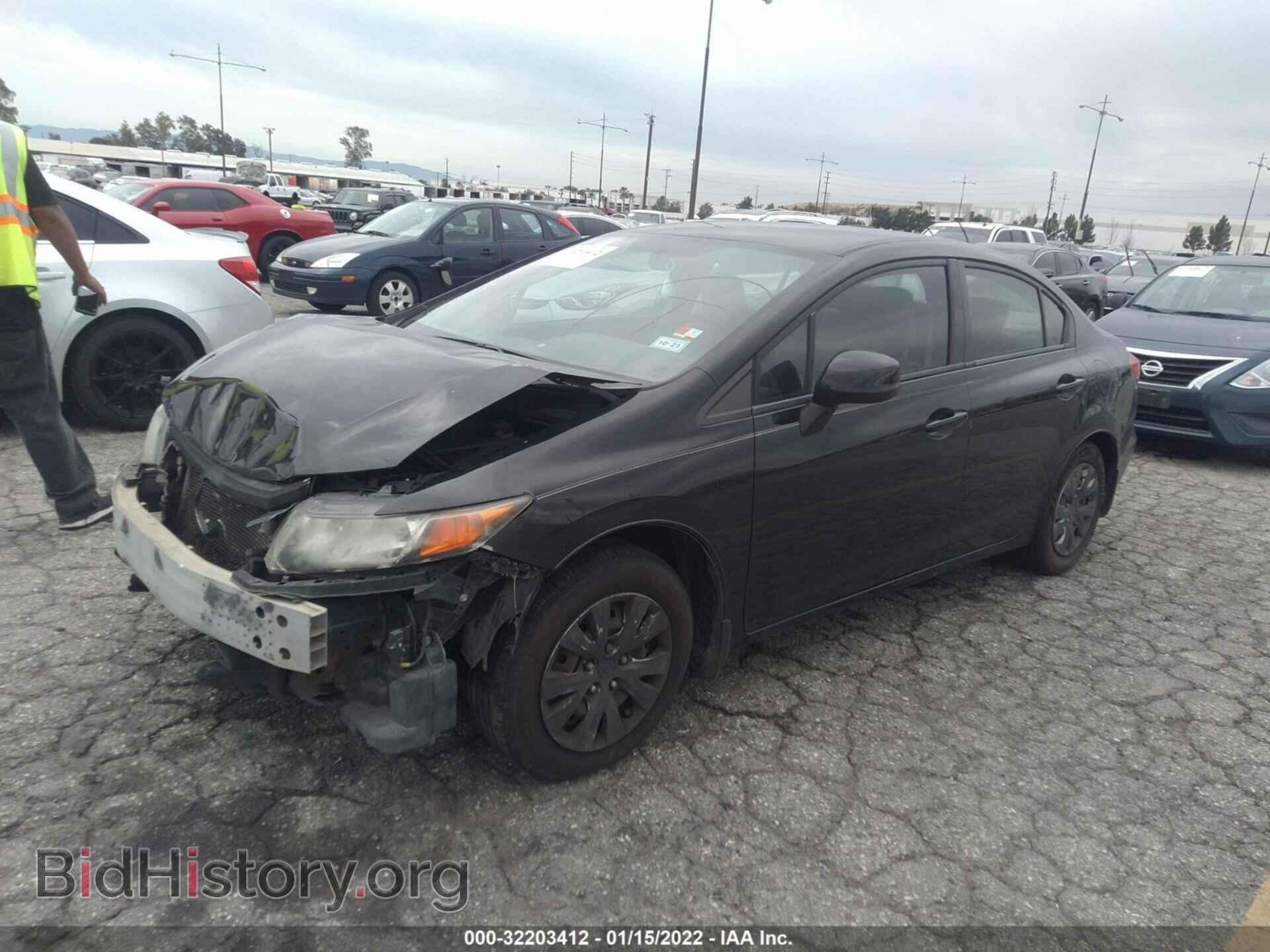2012 HONDA CIVIC SDN - VIN: 19XFB2F56CE069905 - Фото 2