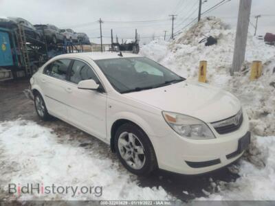 2008 Saturn AURA XE, белый — VIN 1G8ZS57B78F219384, IAAI