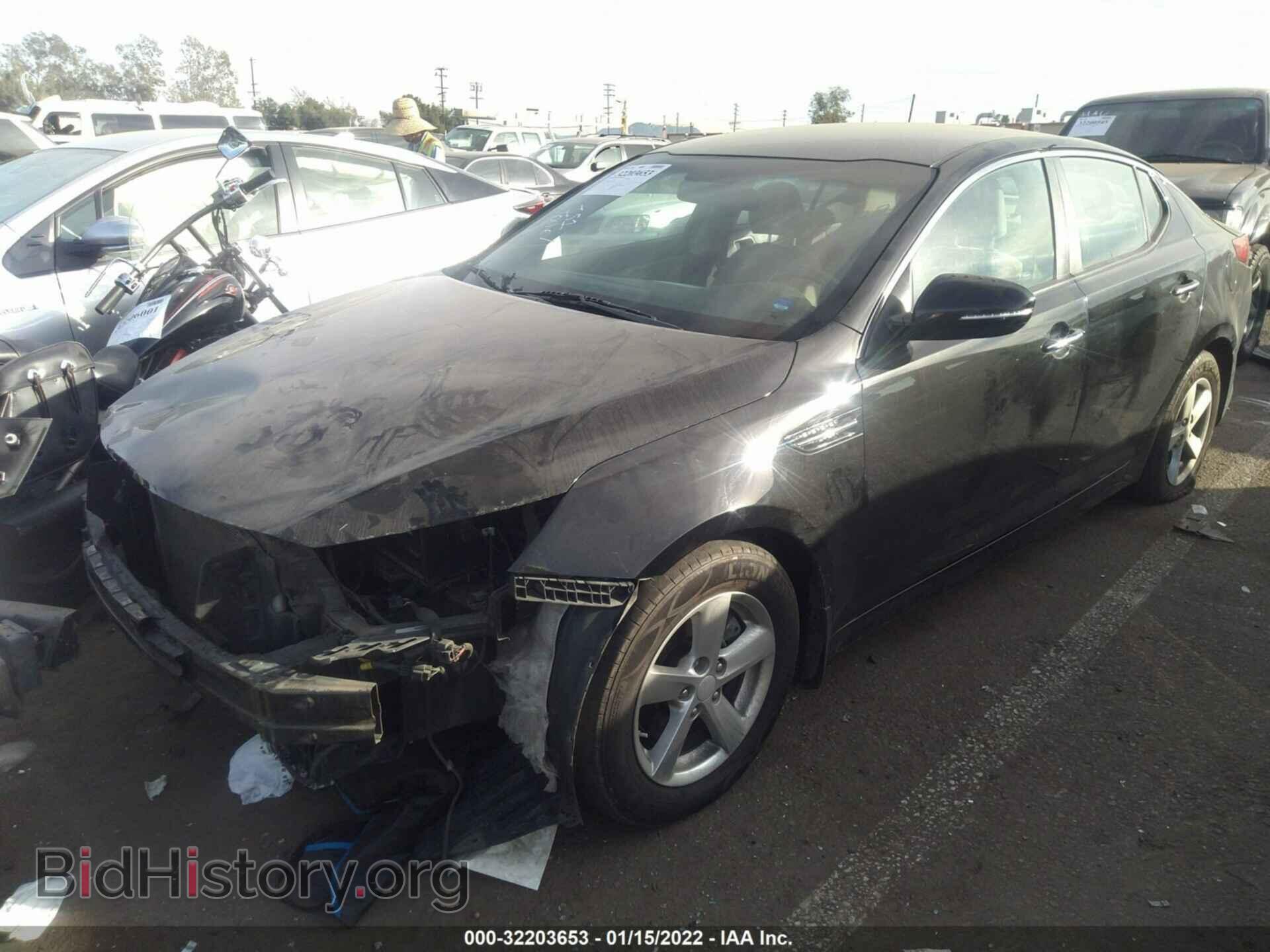 2015 KIA OPTIMA - VIN: KNAGM4A7XF5650758 - Фото 2
