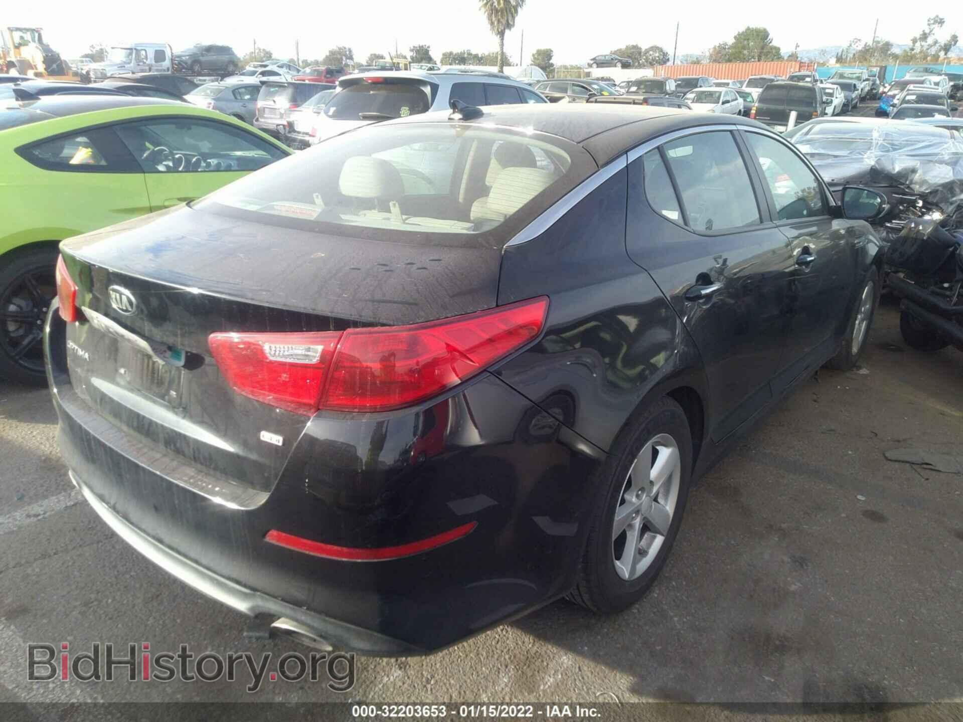 2015 KIA OPTIMA - VIN: KNAGM4A7XF5650758 - Фото 4