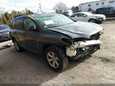 2008 Toyota HIGHLANDER Base, серый — VIN JTEES41A082078319, IAAI