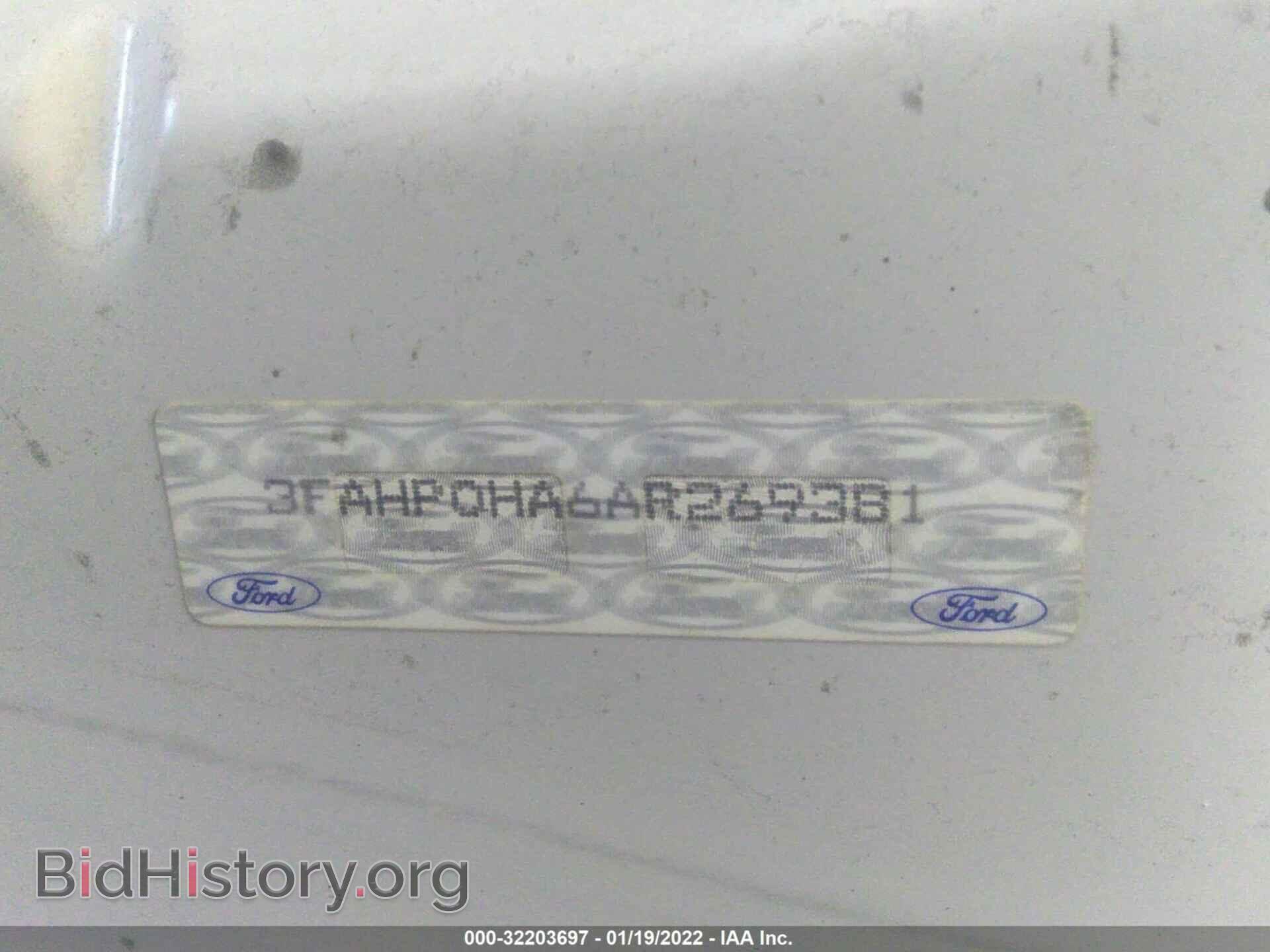 2010 FORD FUSION - VIN: 3FAHP0HA6AR269381 - Фото 9