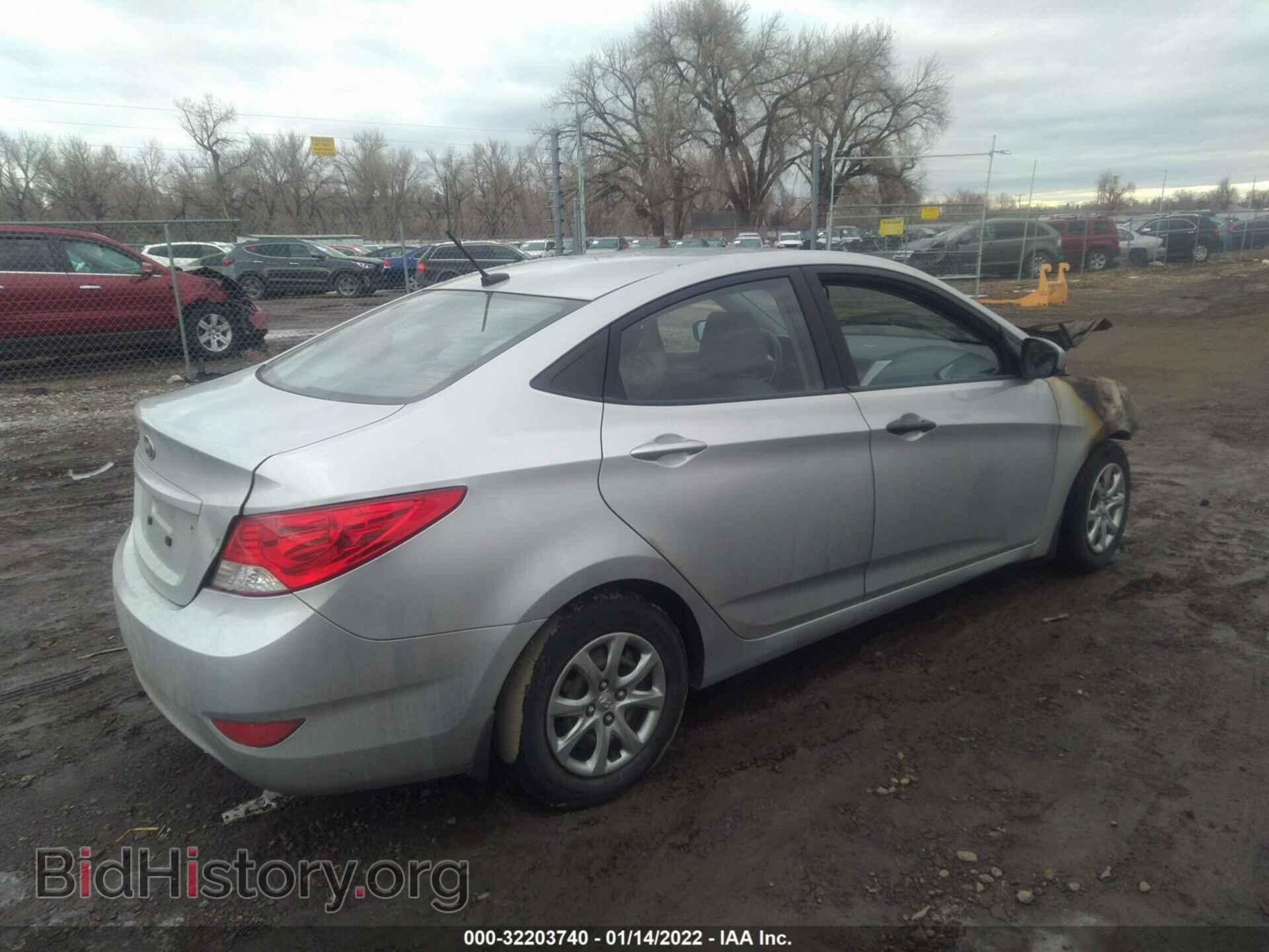 2013 HYUNDAI ACCENT - VIN: KMHCT4AE3DU287432 - Фото 4