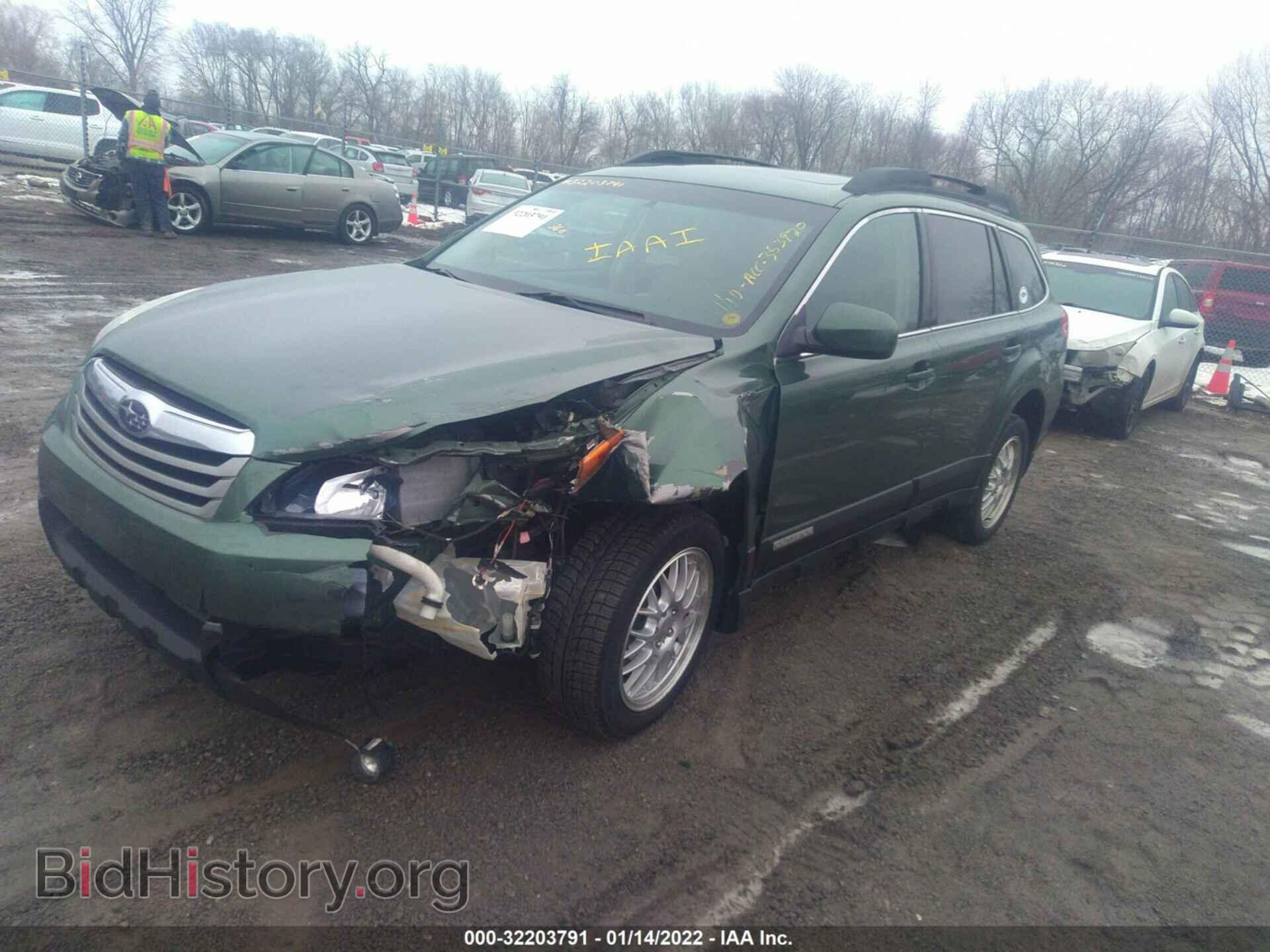2011 SUBARU OUTBACK - VIN: 4S4BRCKC1B3353920 - Фото 2