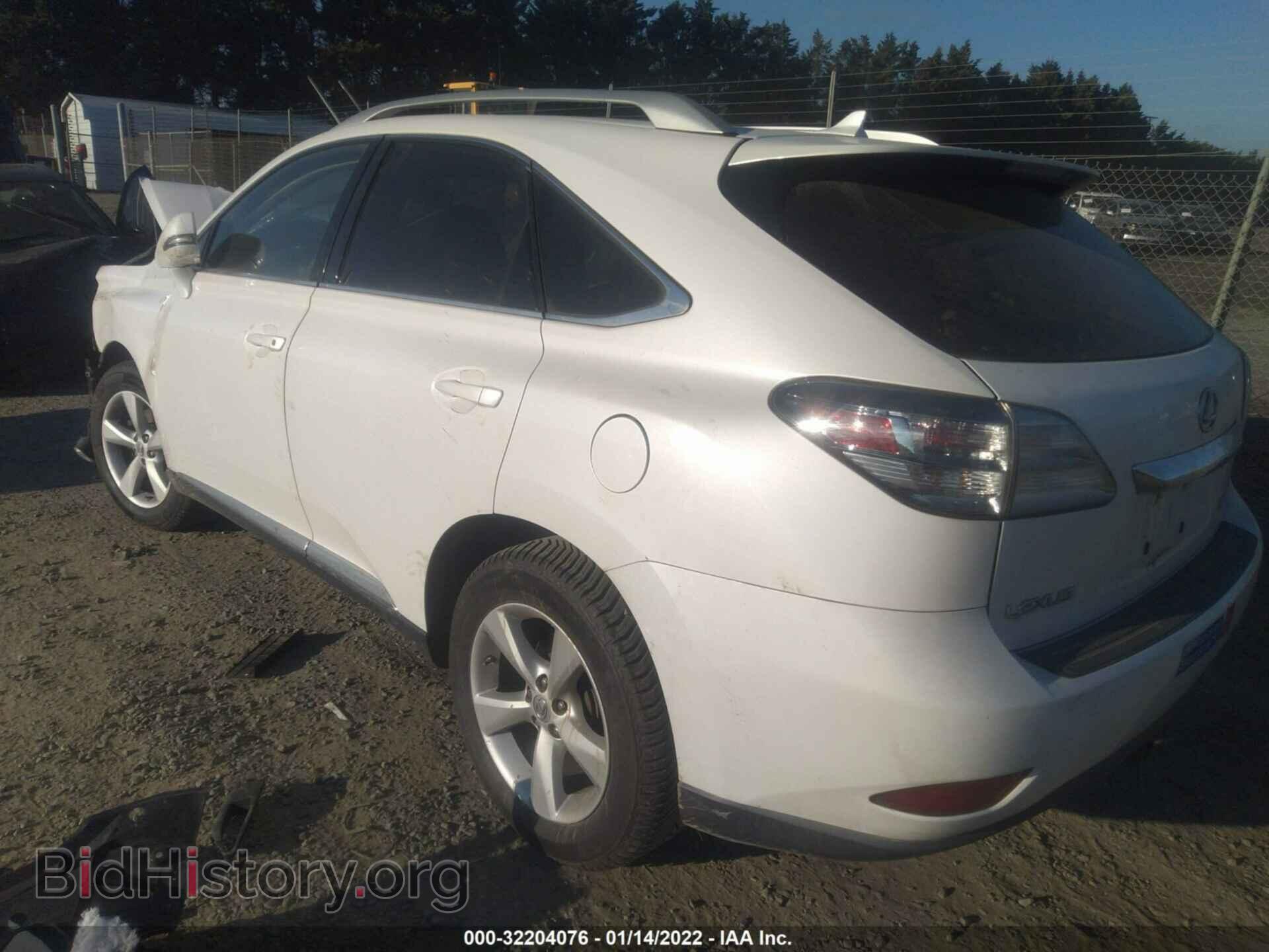 2010 LEXUS RX 350 - VIN: 2T2BK1BA9AC063597 - Фото 3