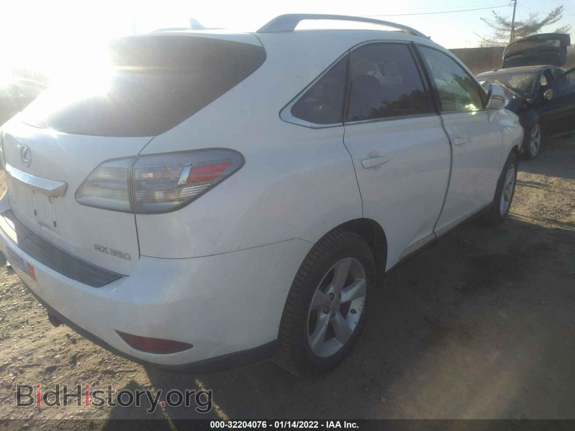 2010 LEXUS RX 350 - VIN: 2T2BK1BA9AC063597 - Фото 4