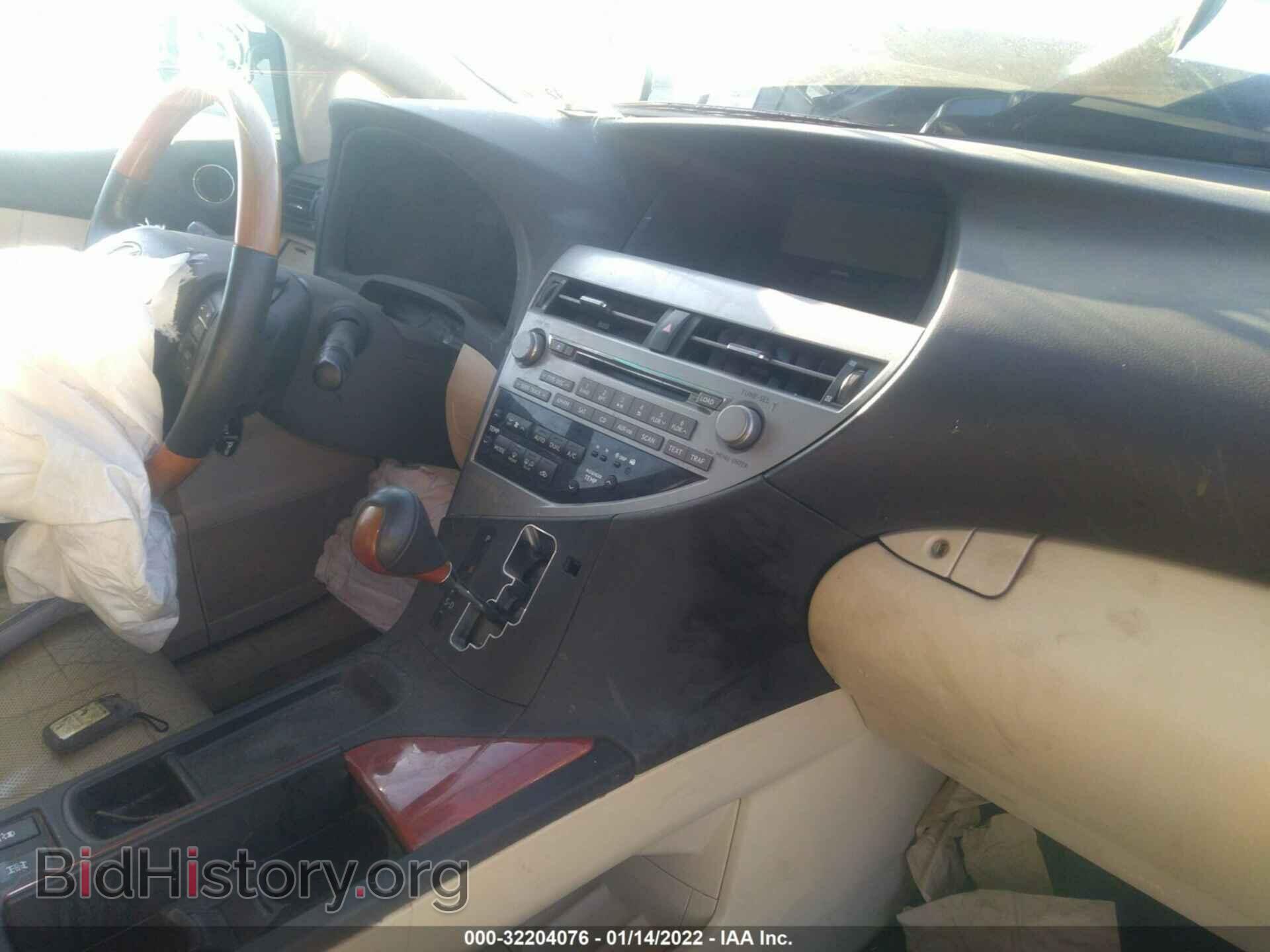 2010 LEXUS RX 350 - VIN: 2T2BK1BA9AC063597 - Фото 5