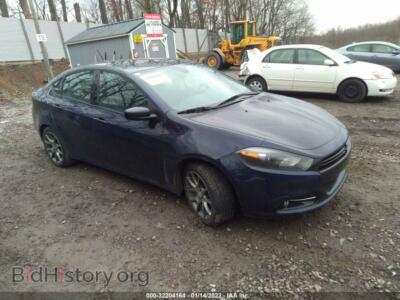 2015 Dodge DART SXT, blue — VIN 1C3CDFBB3FD174380, IAAI