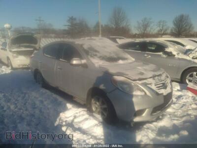 2014 Nissan VERSA SV, white — VIN 3N1CN7AP2EL837753, IAAI