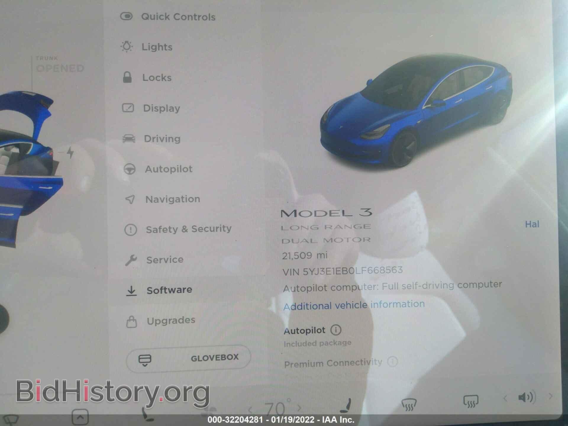 2020 TESLA MODEL 3 - VIN: 5YJ3E1EB0LF668563 - Фото 7