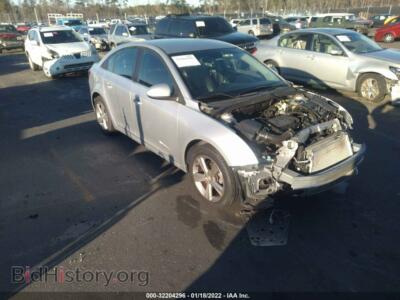2012 Chevrolet CRUZE LT W/2LT, серебристый — VIN 1G1PG5SC3C7235785, IAAI