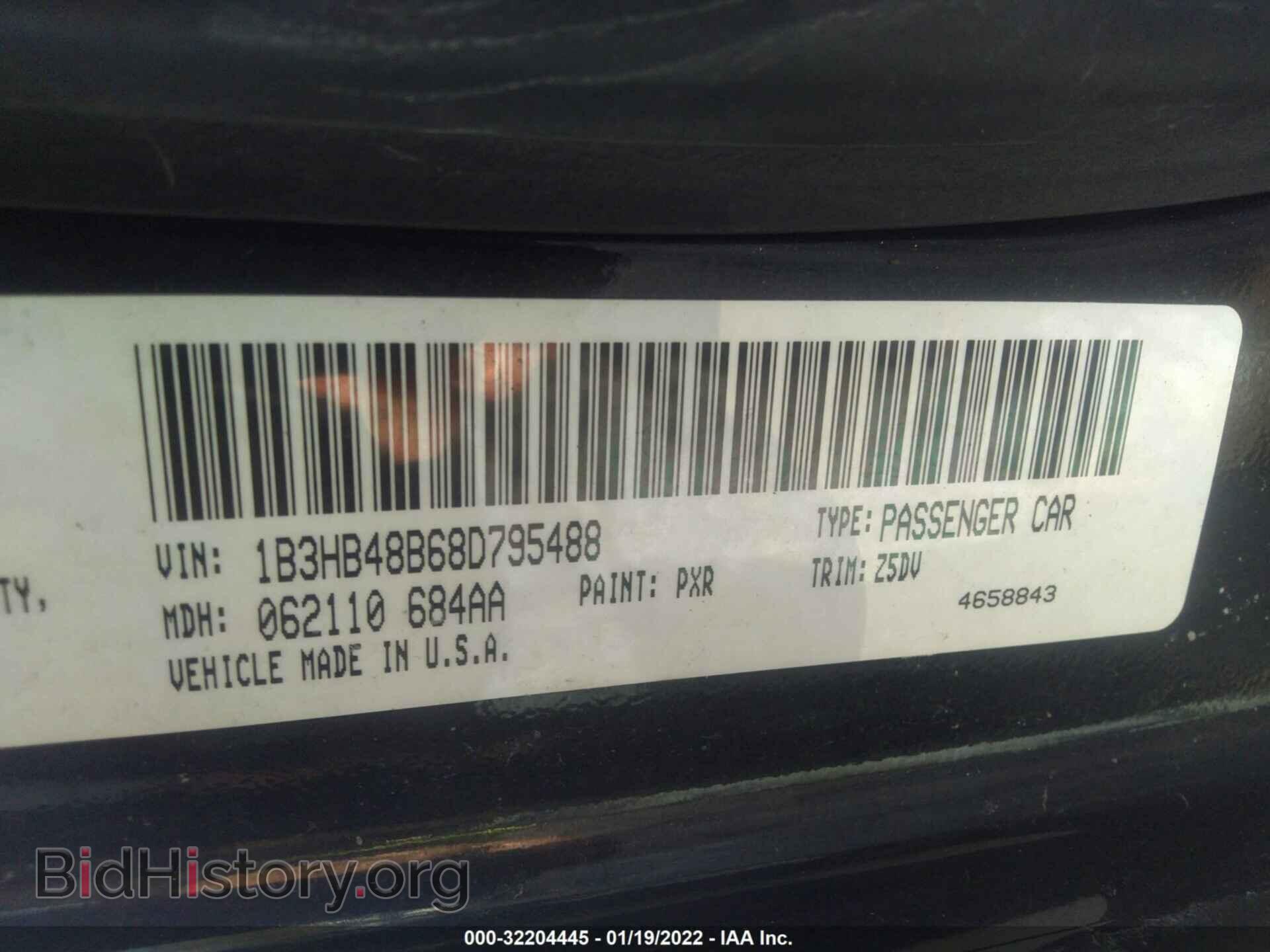 2008 DODGE CALIBER - VIN: 1B3HB48B68D795488 - Photo 9