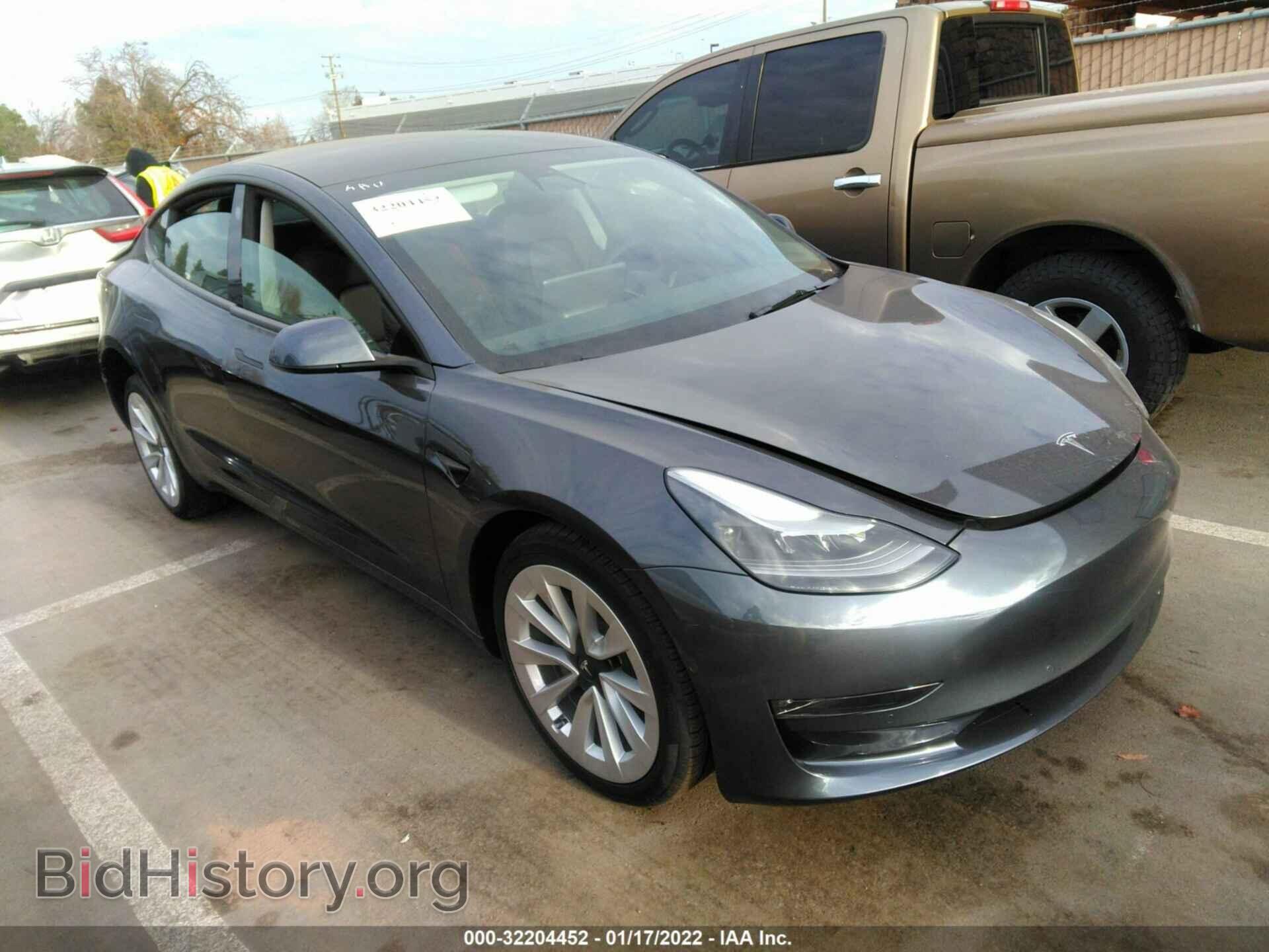 Photo 5YJ3E1EBXNF127734 - TESLA MODEL 3 2022