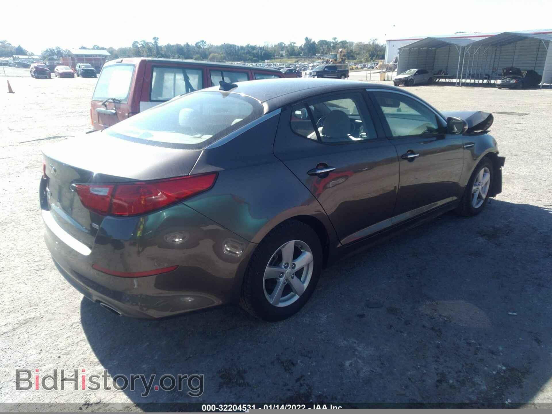 2015 KIA OPTIMA - VIN: 5XXGM4A76FG403641 - Фото 4