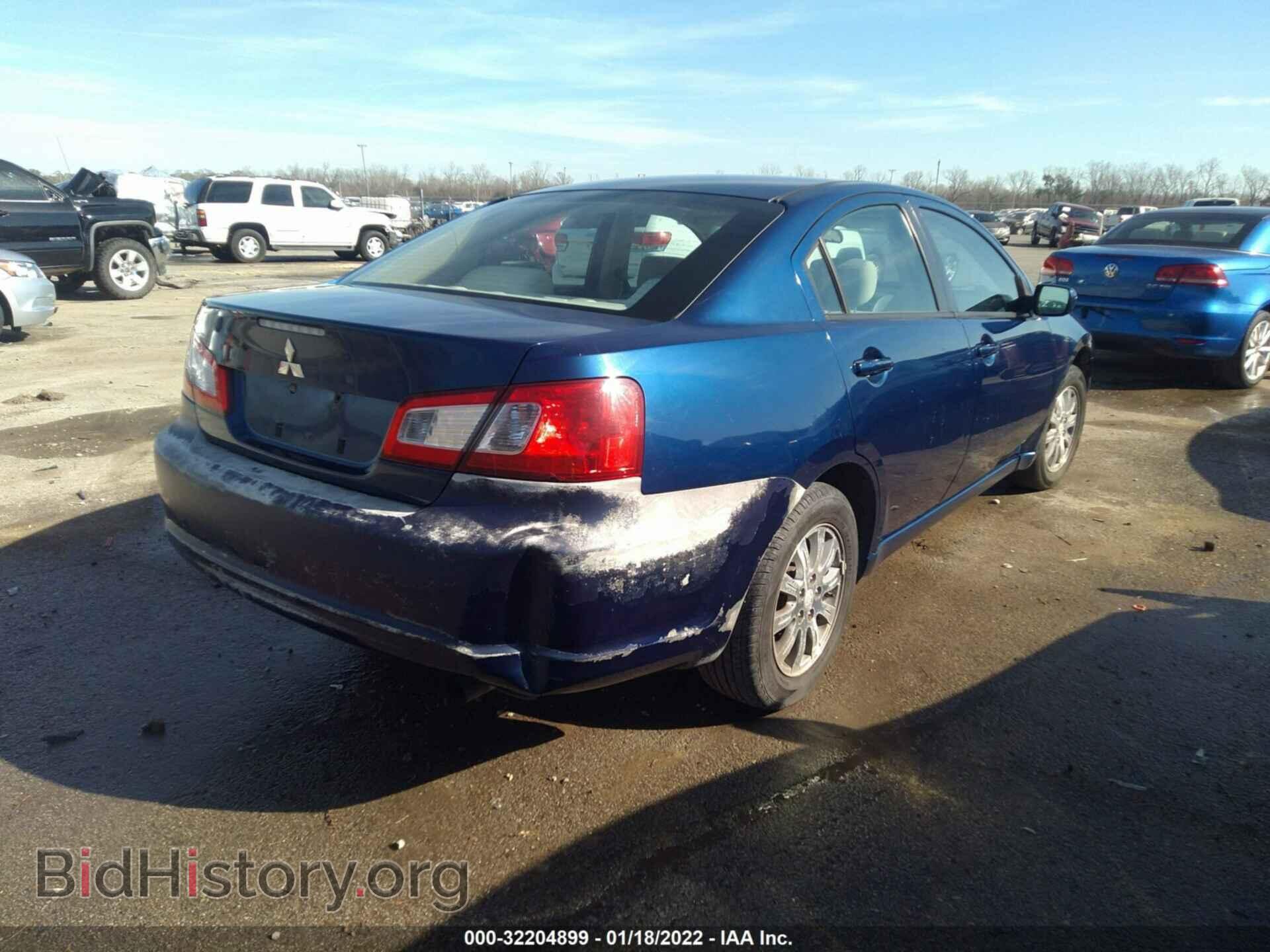 2009 MITSUBISHI GALANT - VIN: 4A3AB36F29E008058 - Фото 4