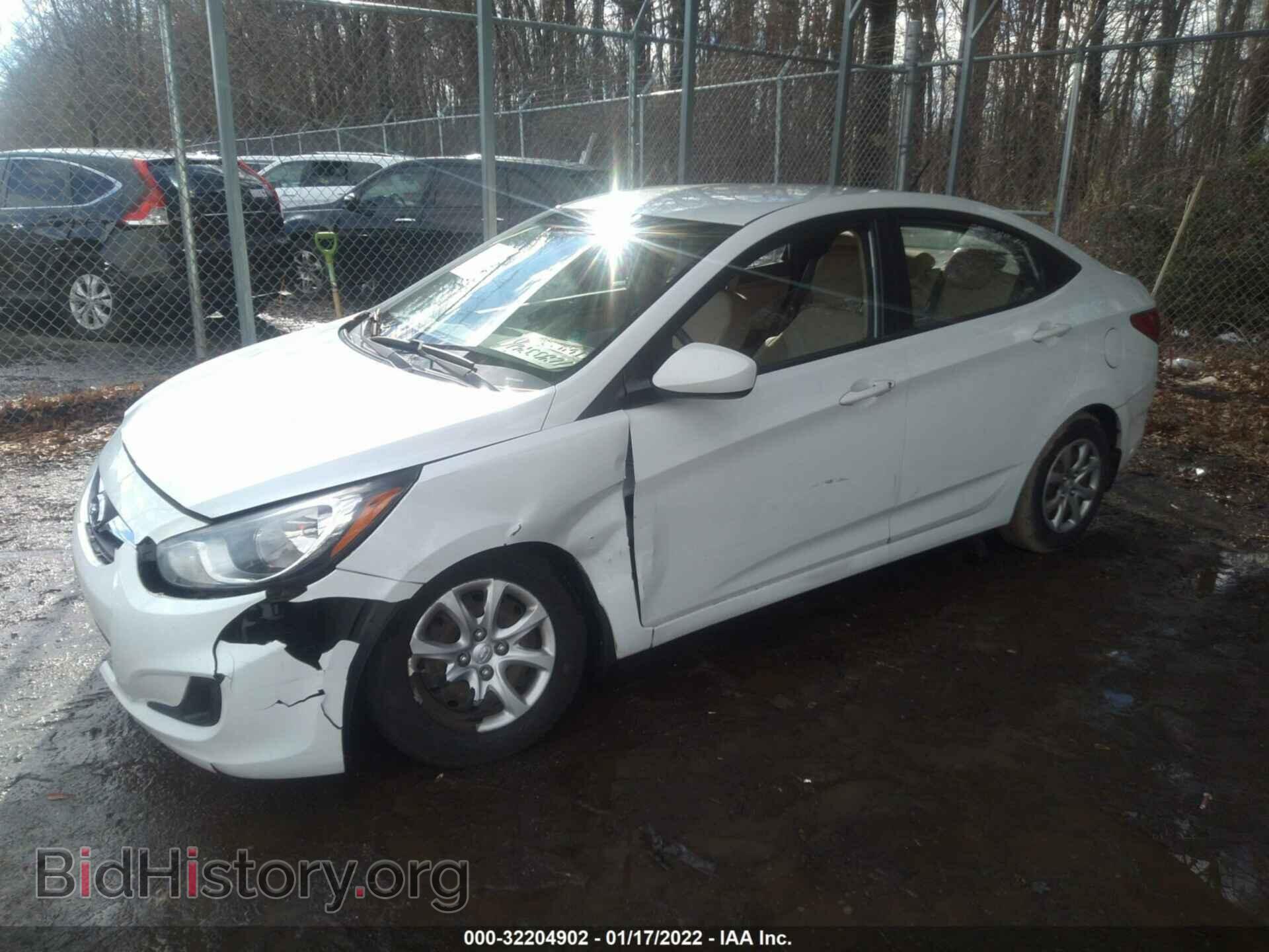 2013 HYUNDAI ACCENT - VIN: KMHCT4AEXDU323097 - Фото 2